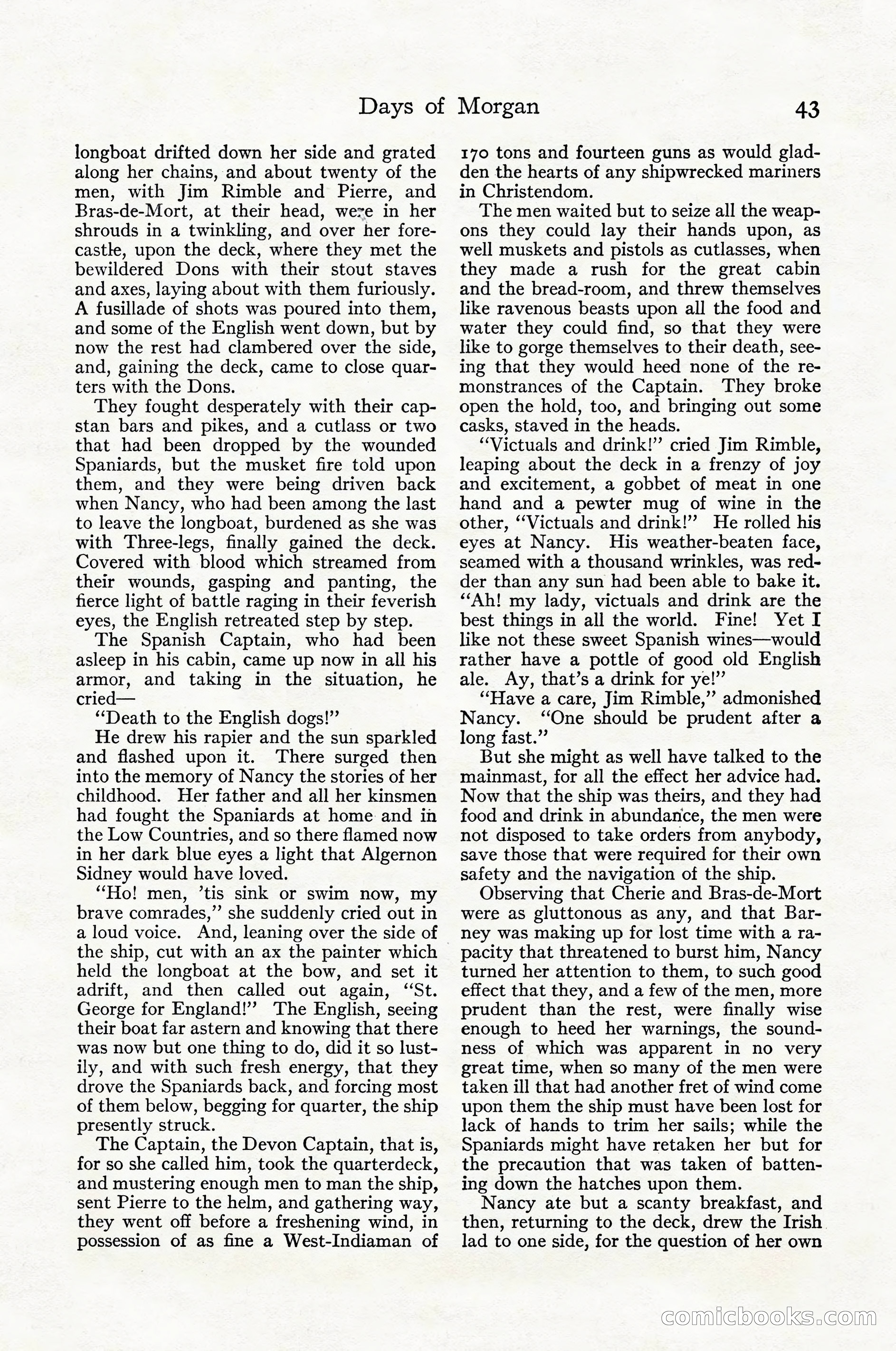 Adventure Magazine Cover, April 1916 — page 45 of 228