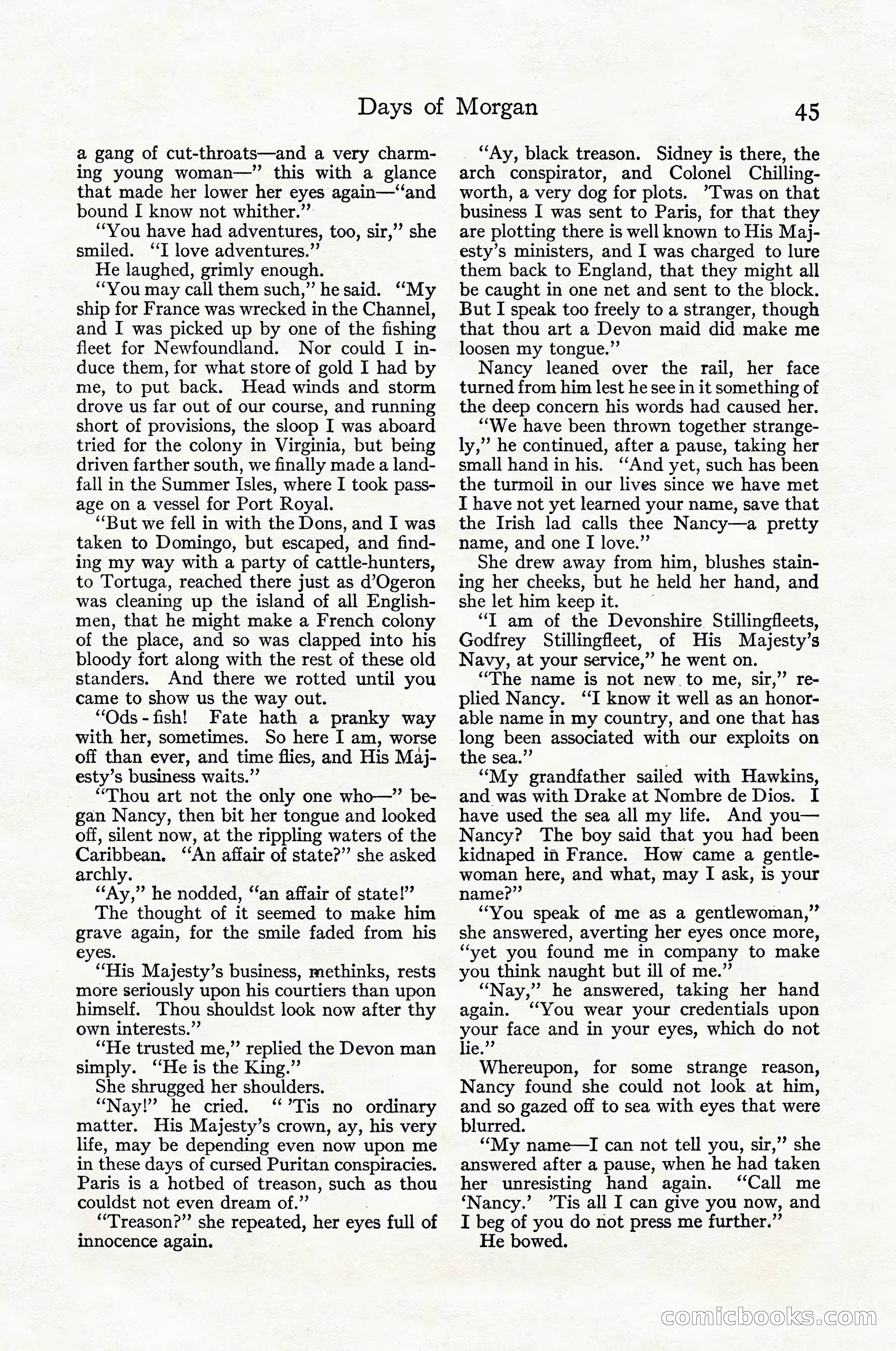 Adventure Magazine Cover, April 1916 — page 47 of 228