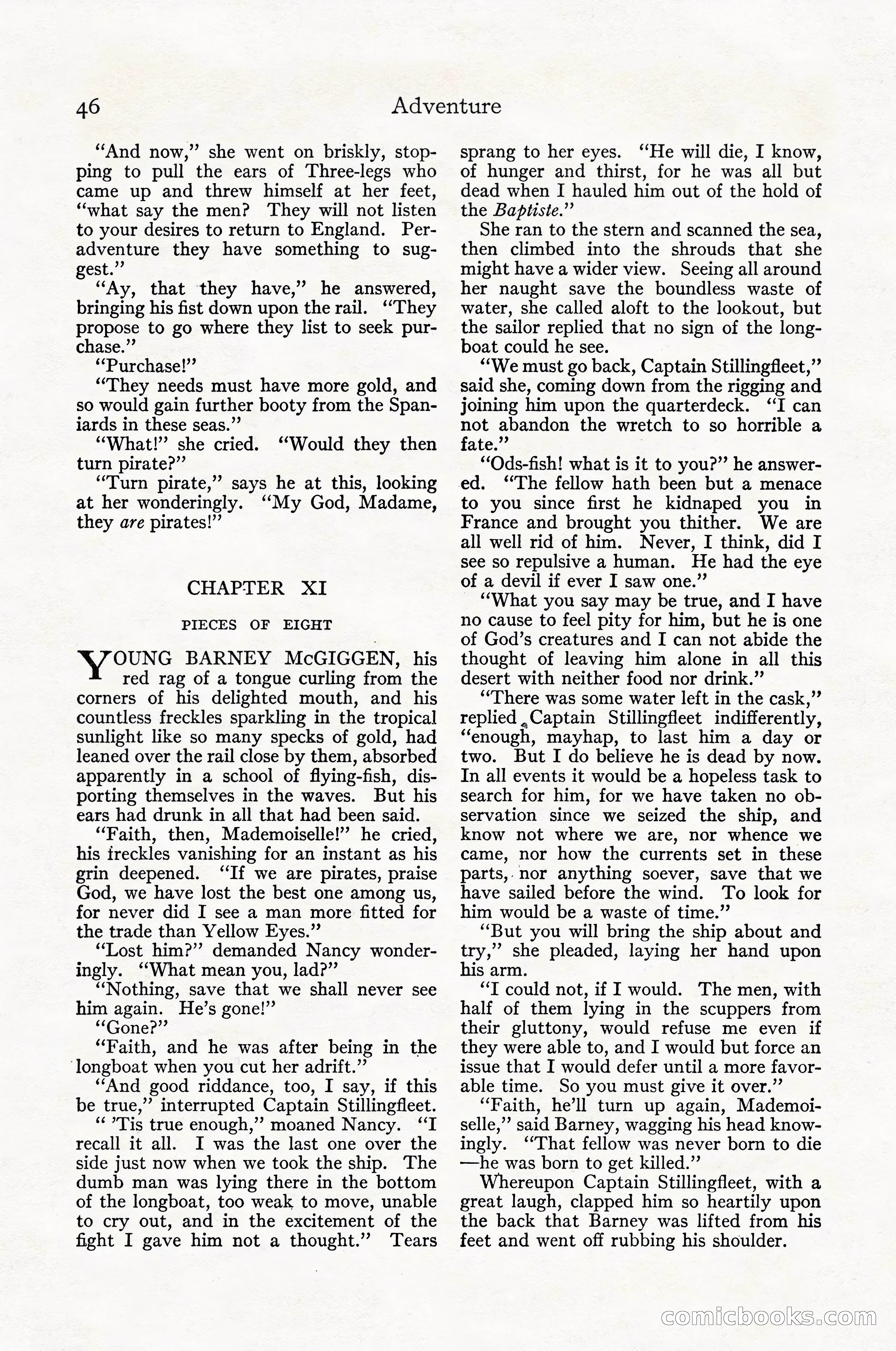 Adventure Magazine Cover, April 1916 — page 48 of 228