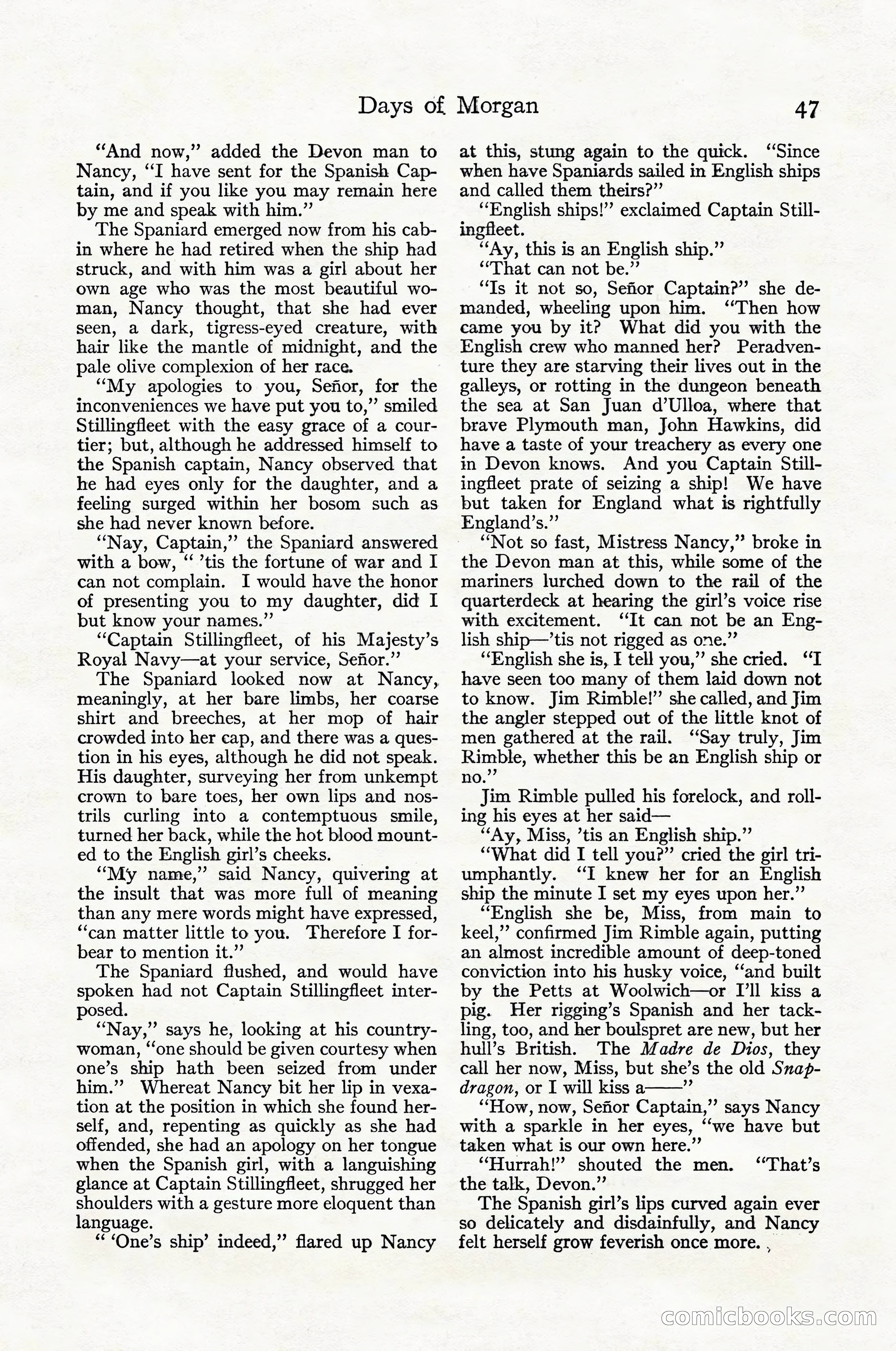 Adventure Magazine Cover, April 1916 — page 49 of 228