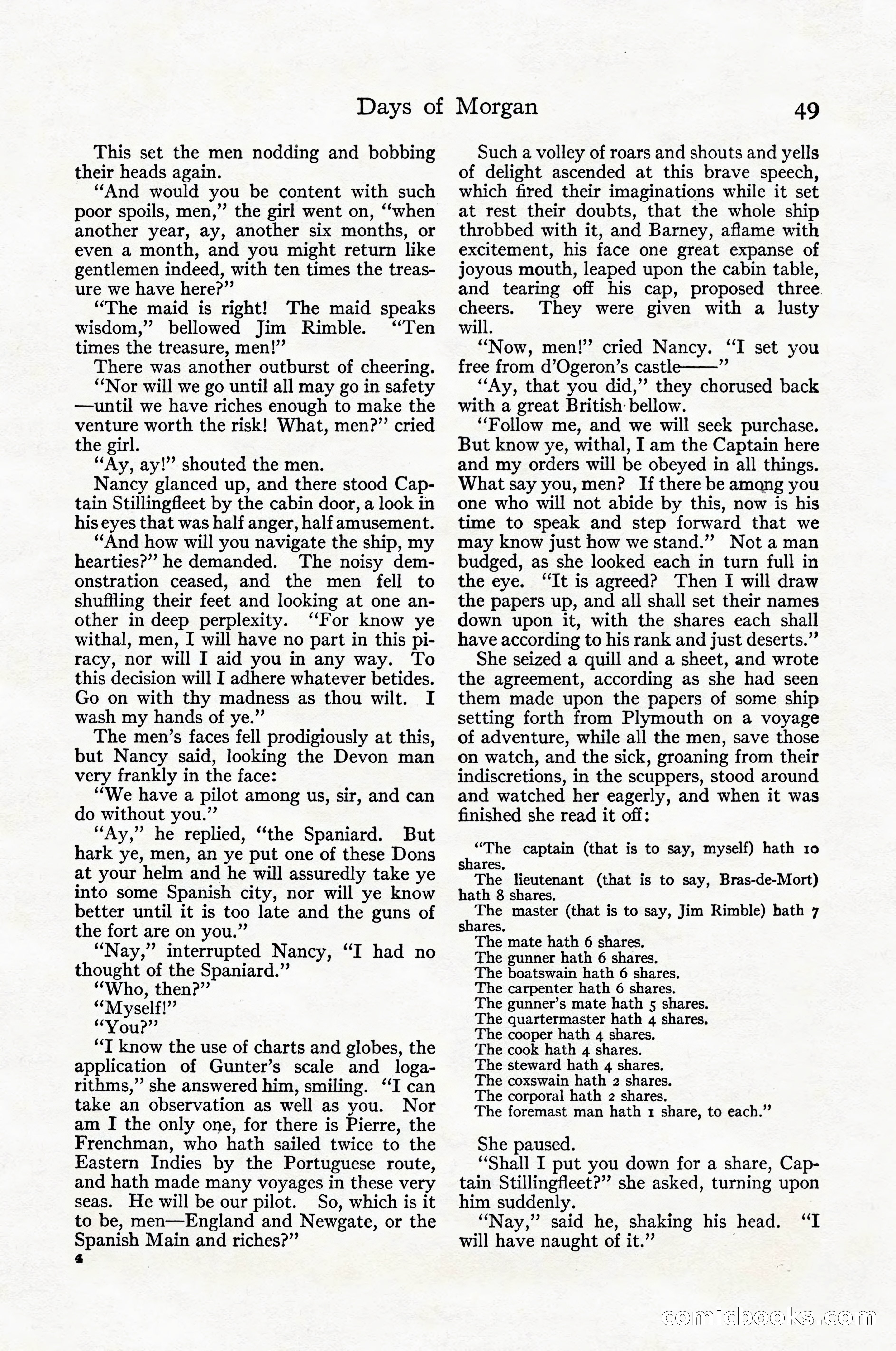 Adventure Magazine Cover, April 1916 — page 51 of 228