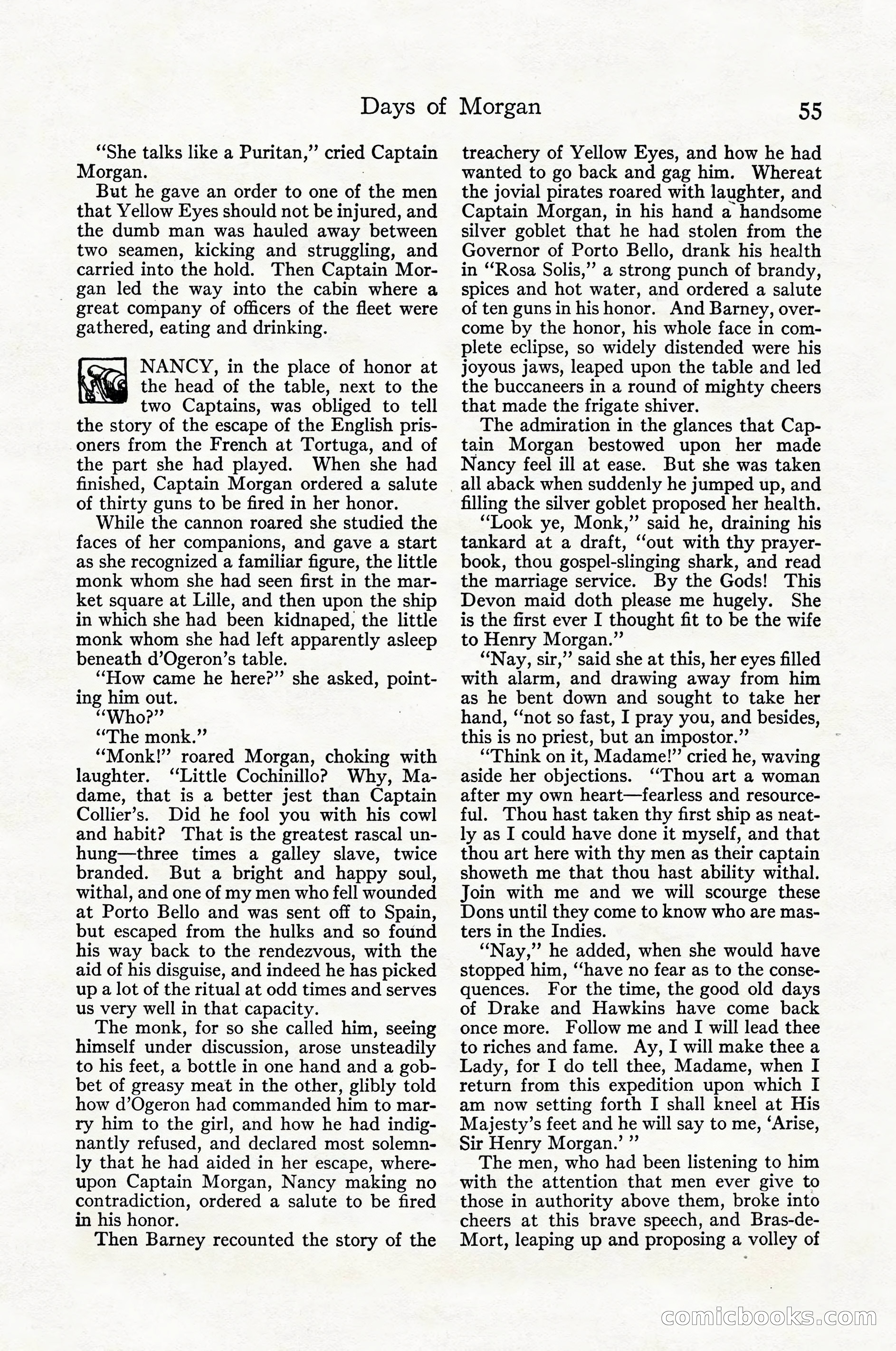 Adventure Magazine Cover, April 1916 — page 57 of 228