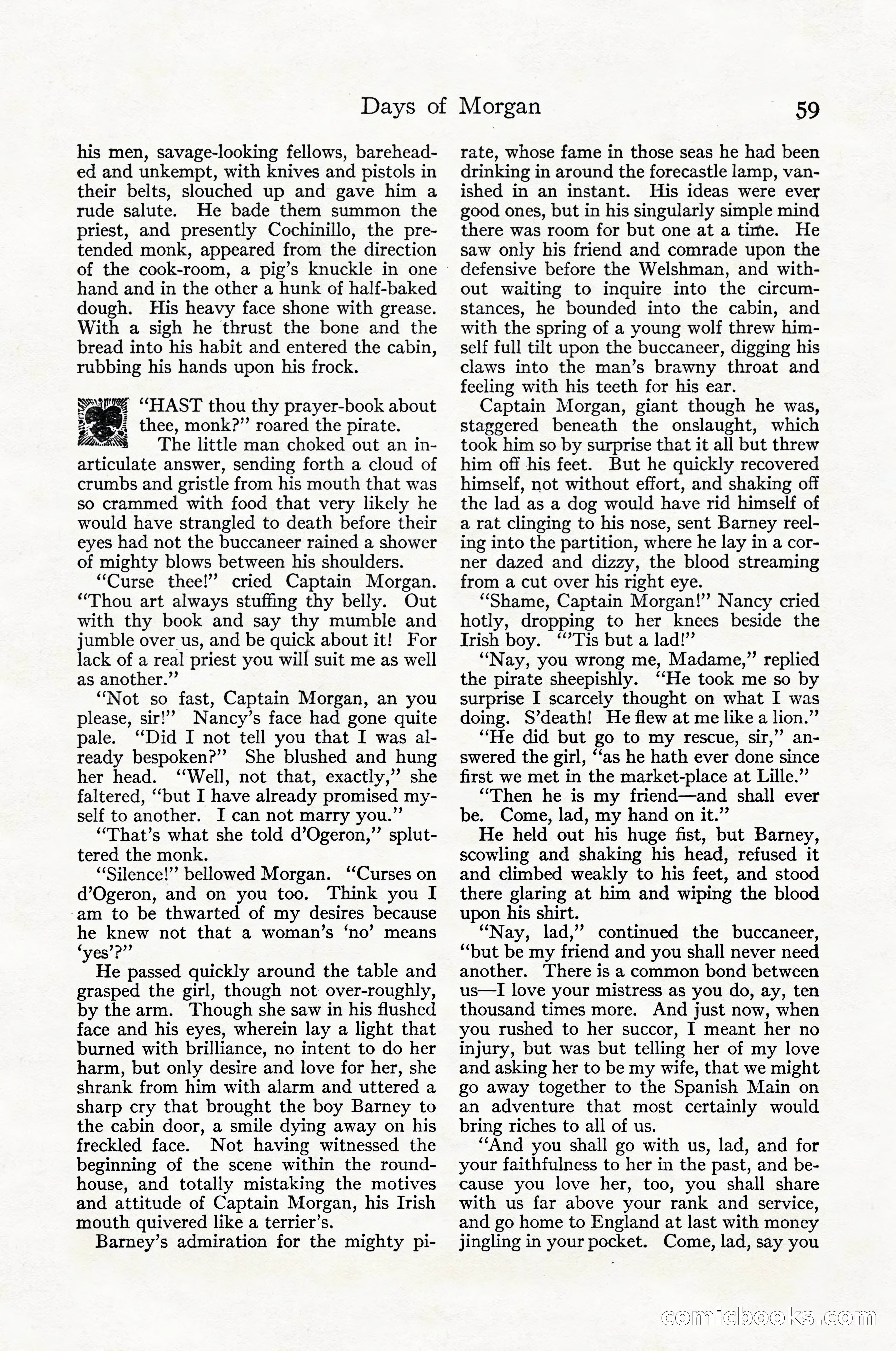 Adventure Magazine Cover, April 1916 — page 61 of 228