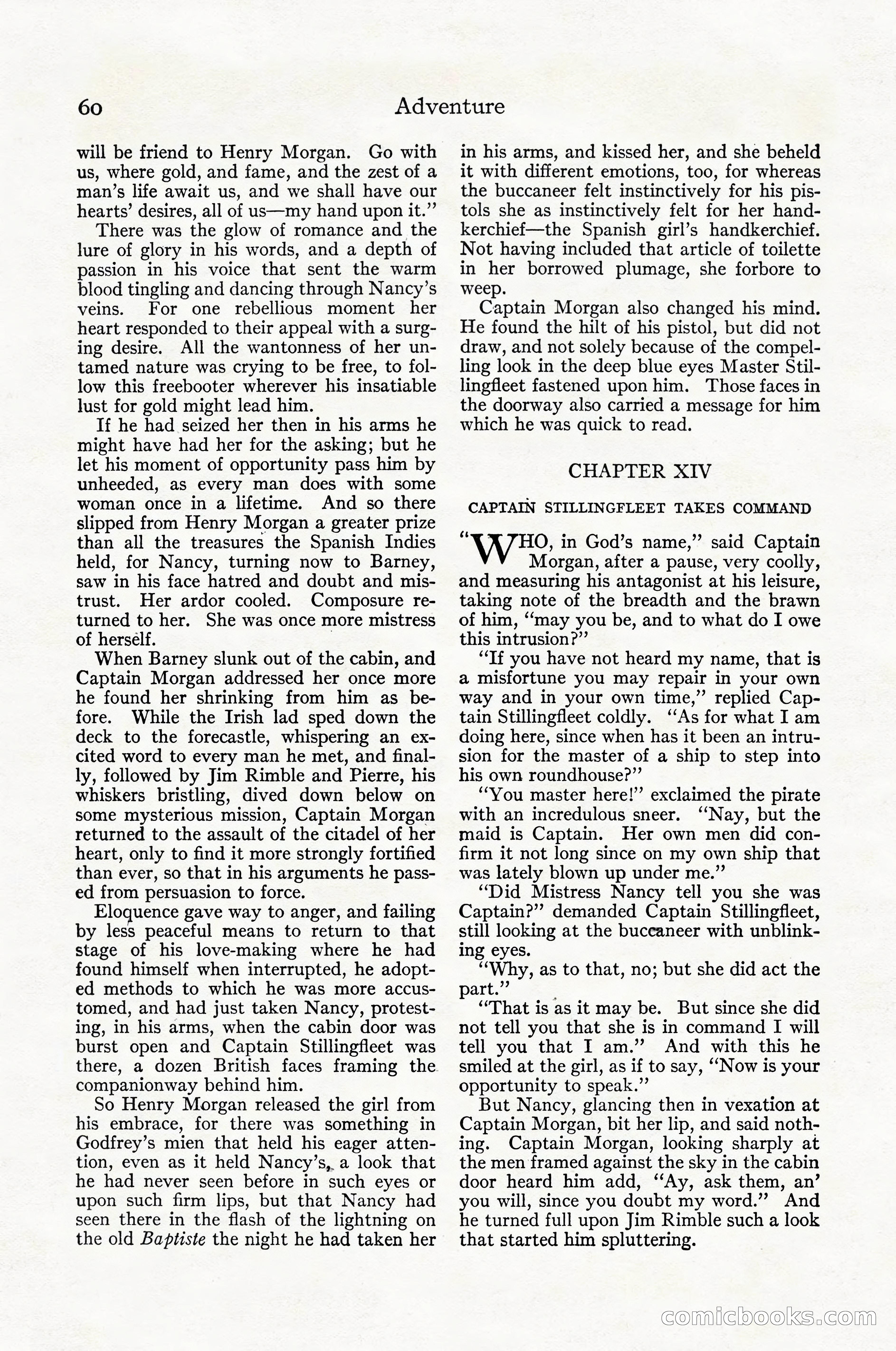 Adventure Magazine Cover, April 1916 — page 62 of 228