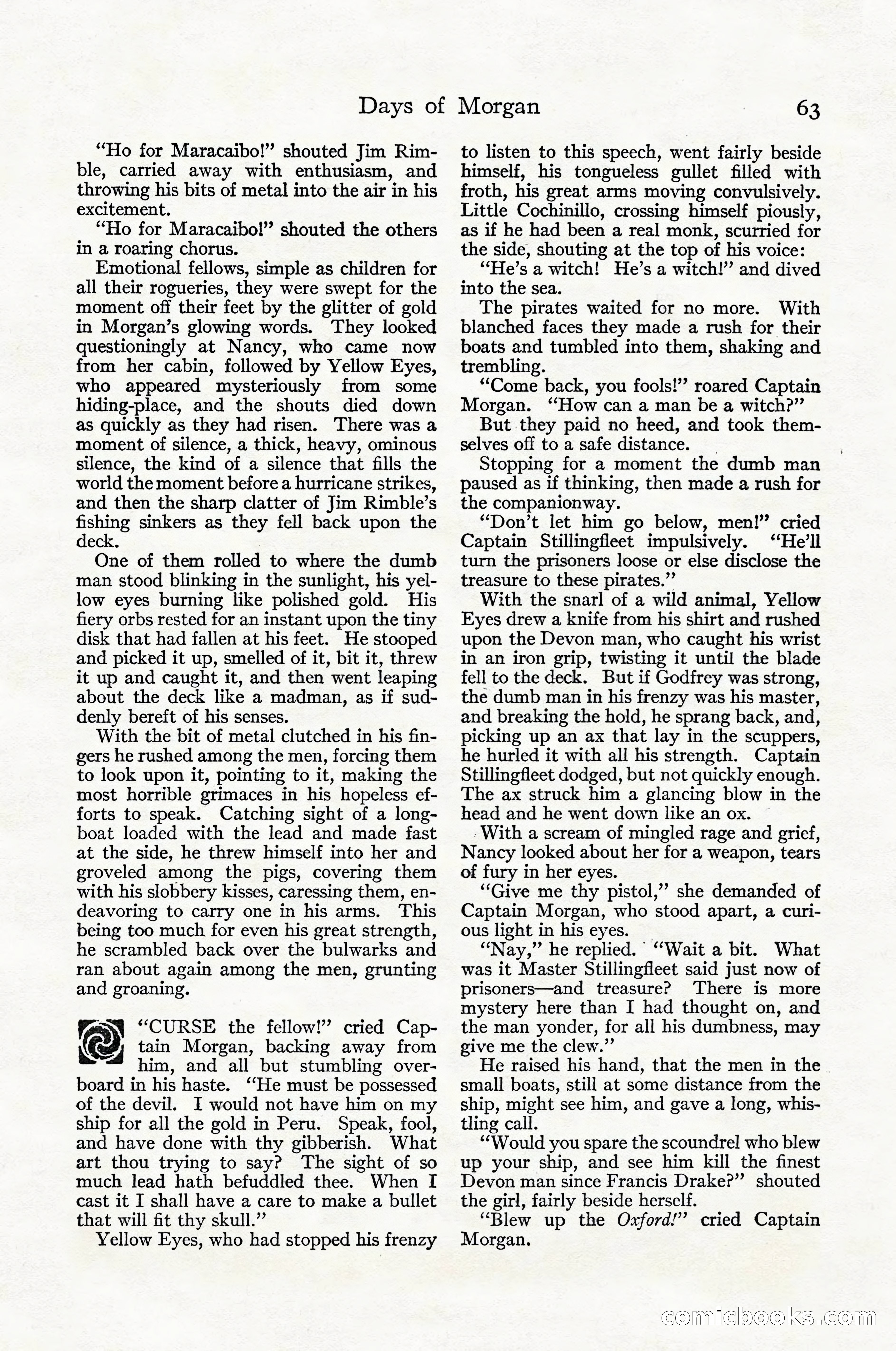 Adventure Magazine Cover, April 1916 — page 65 of 228