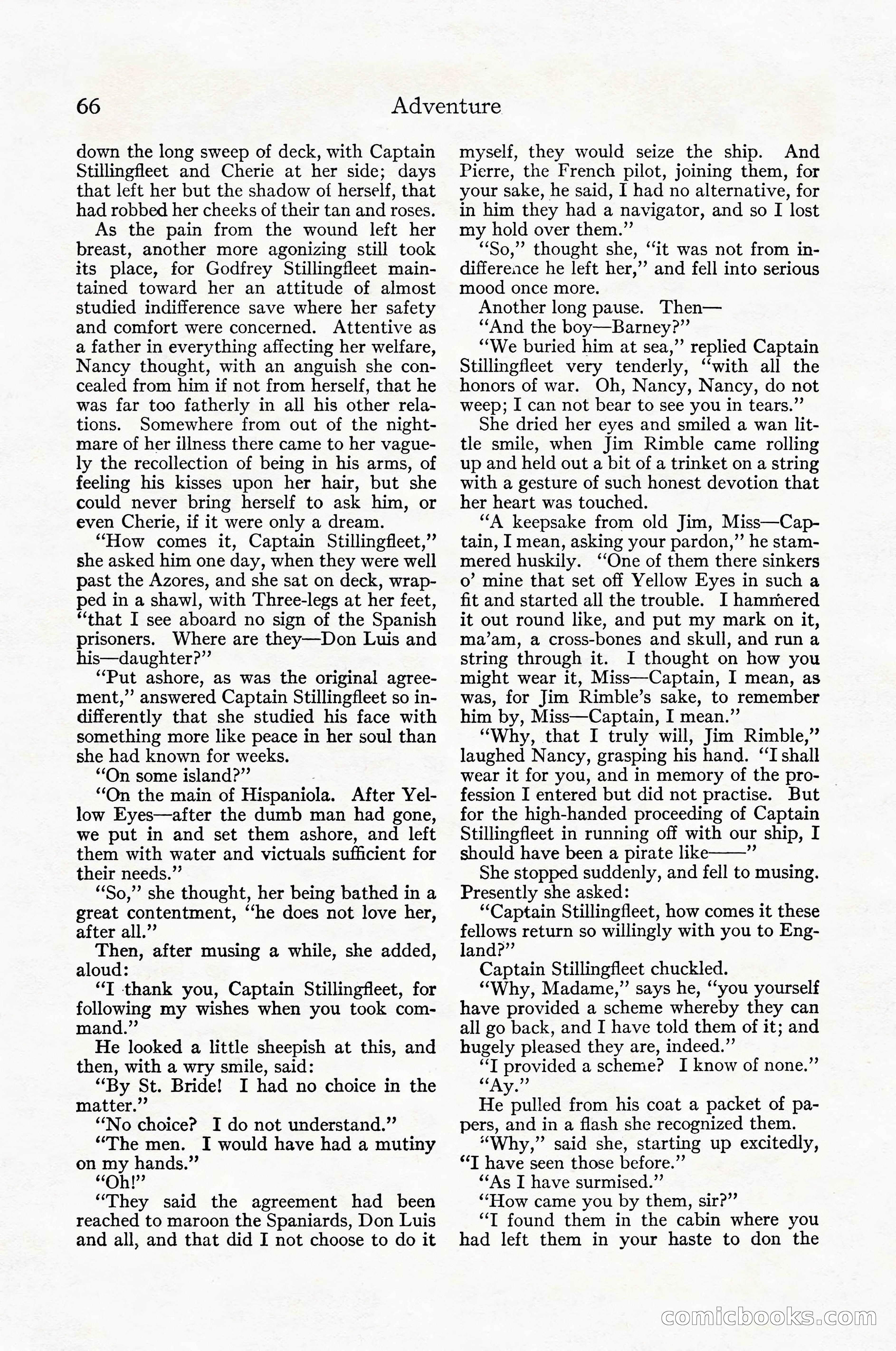 Adventure Magazine Cover, April 1916 — page 68 of 228
