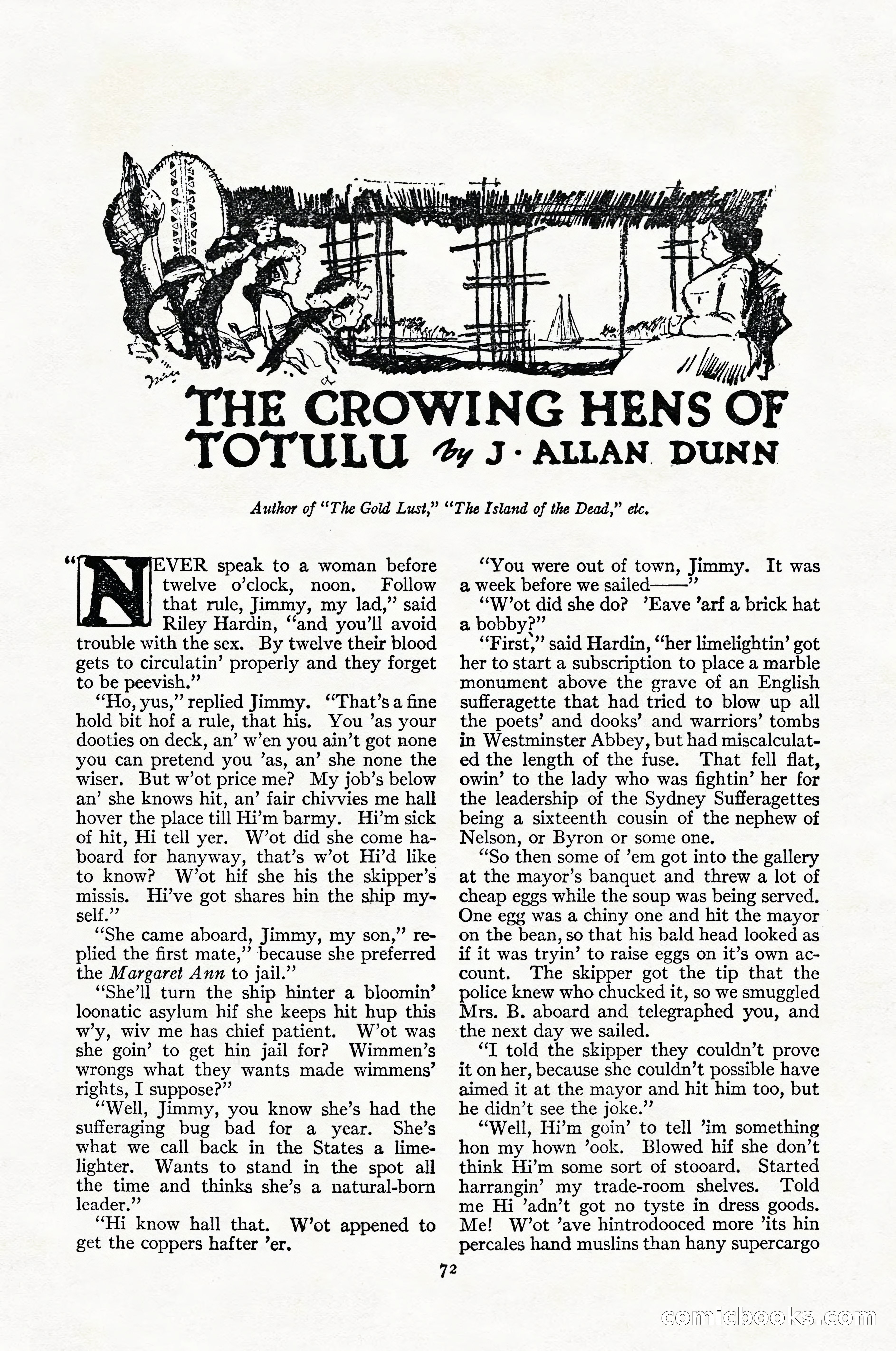 Adventure Magazine Cover, April 1916 — page 74 of 228