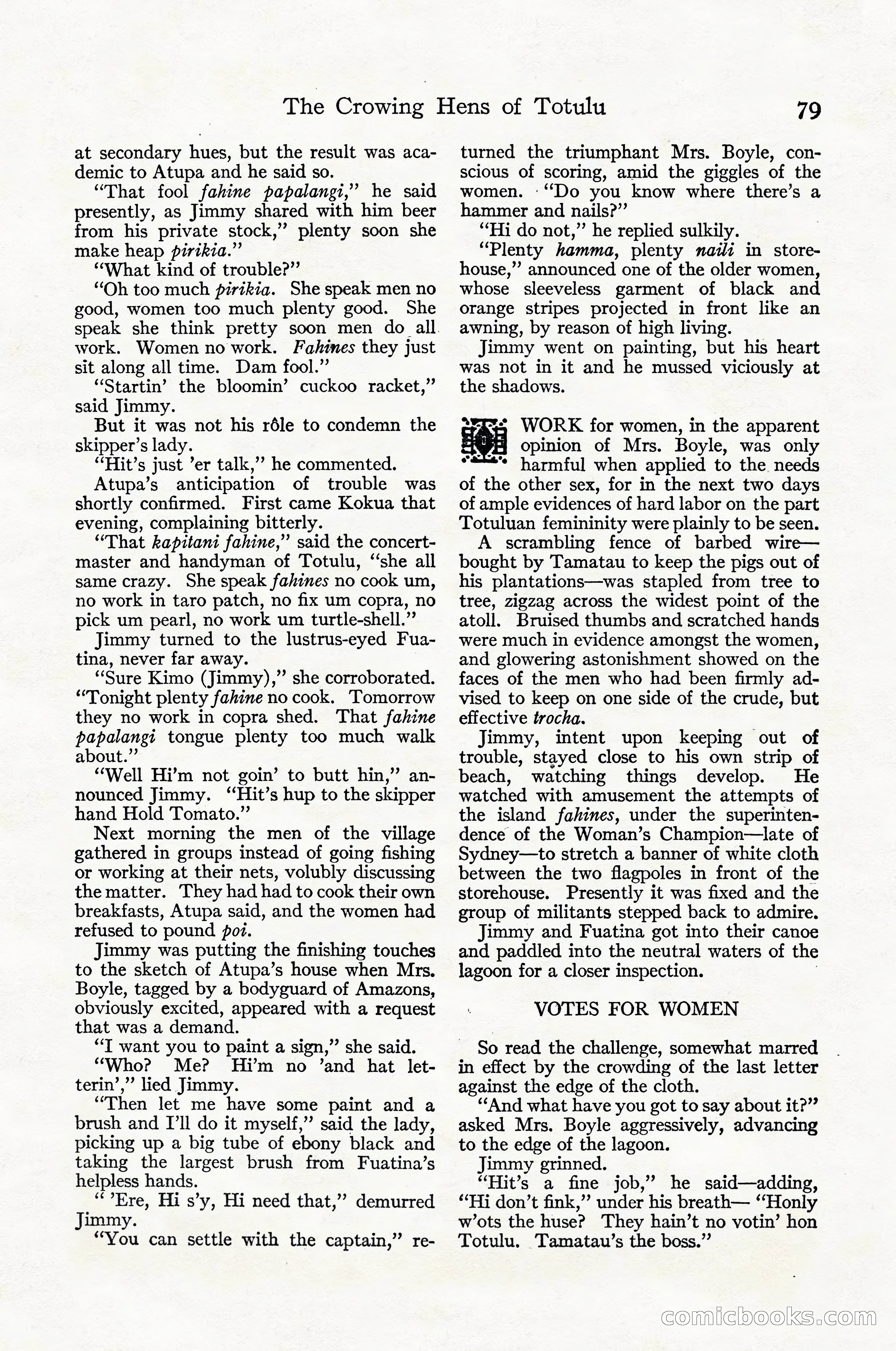 Adventure Magazine Cover, April 1916 — page 81 of 228