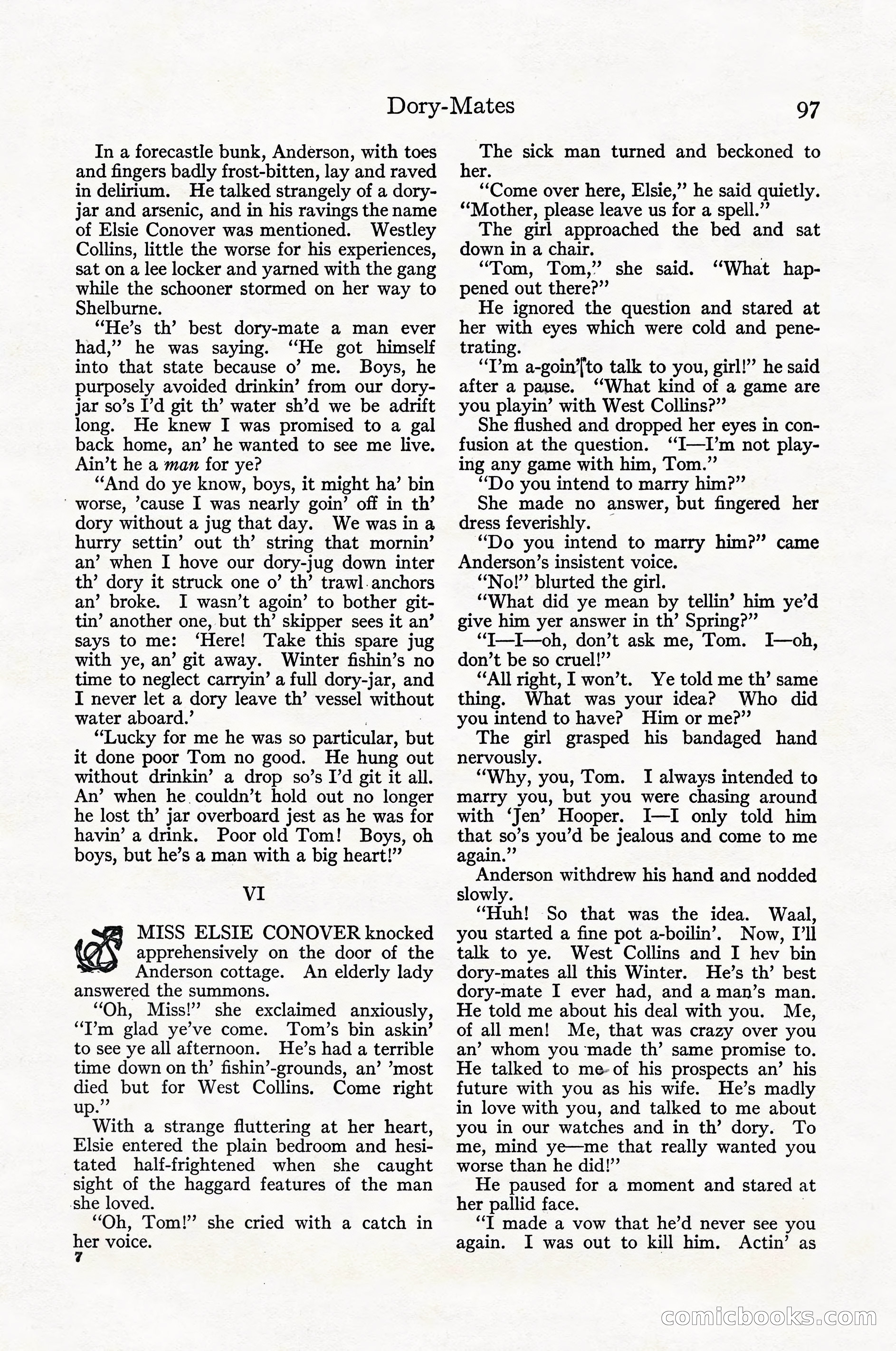 Adventure Magazine Cover, April 1916 — page 99 of 228
