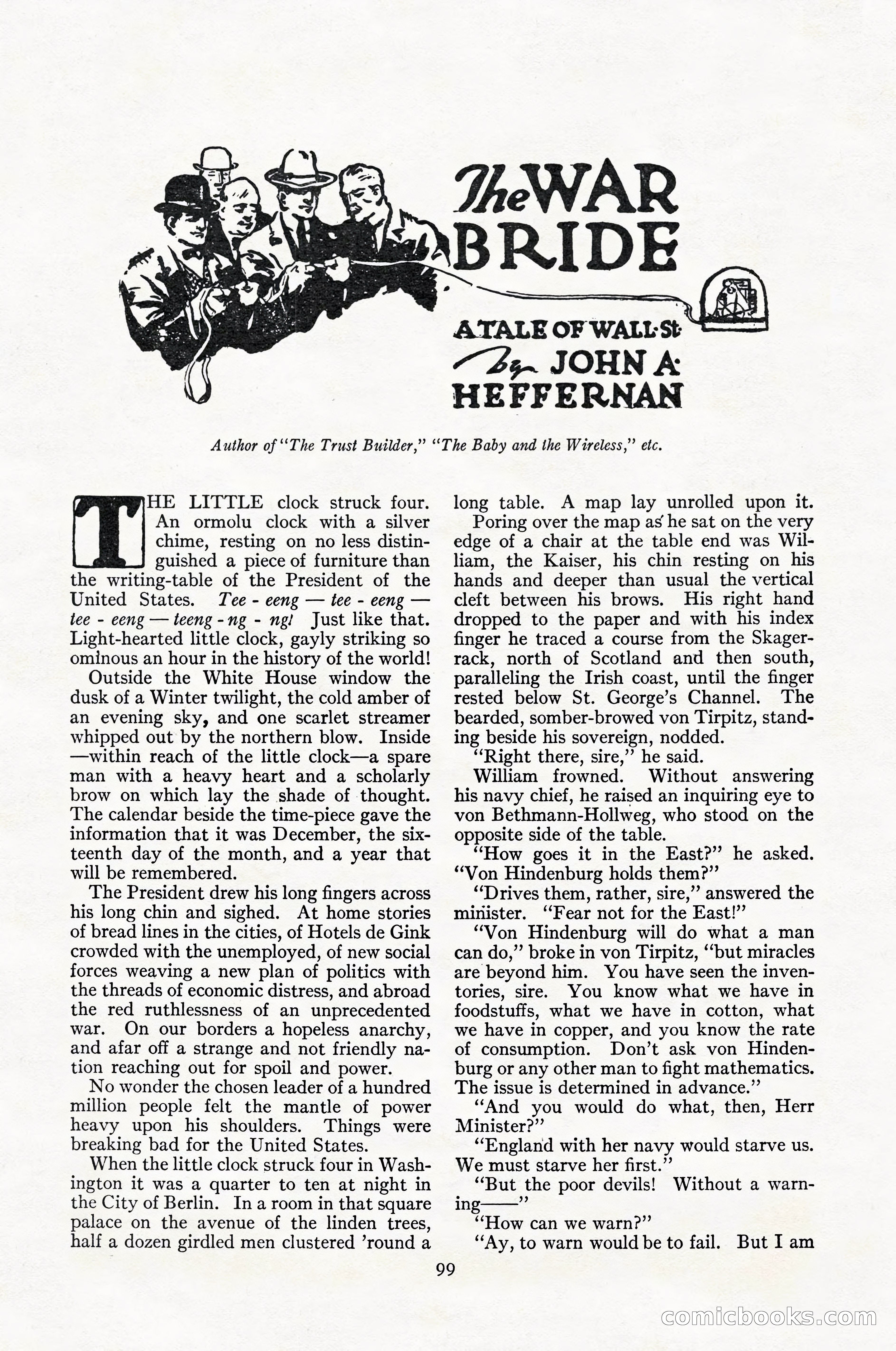 Adventure Magazine Cover, April 1916 — page 101 of 228