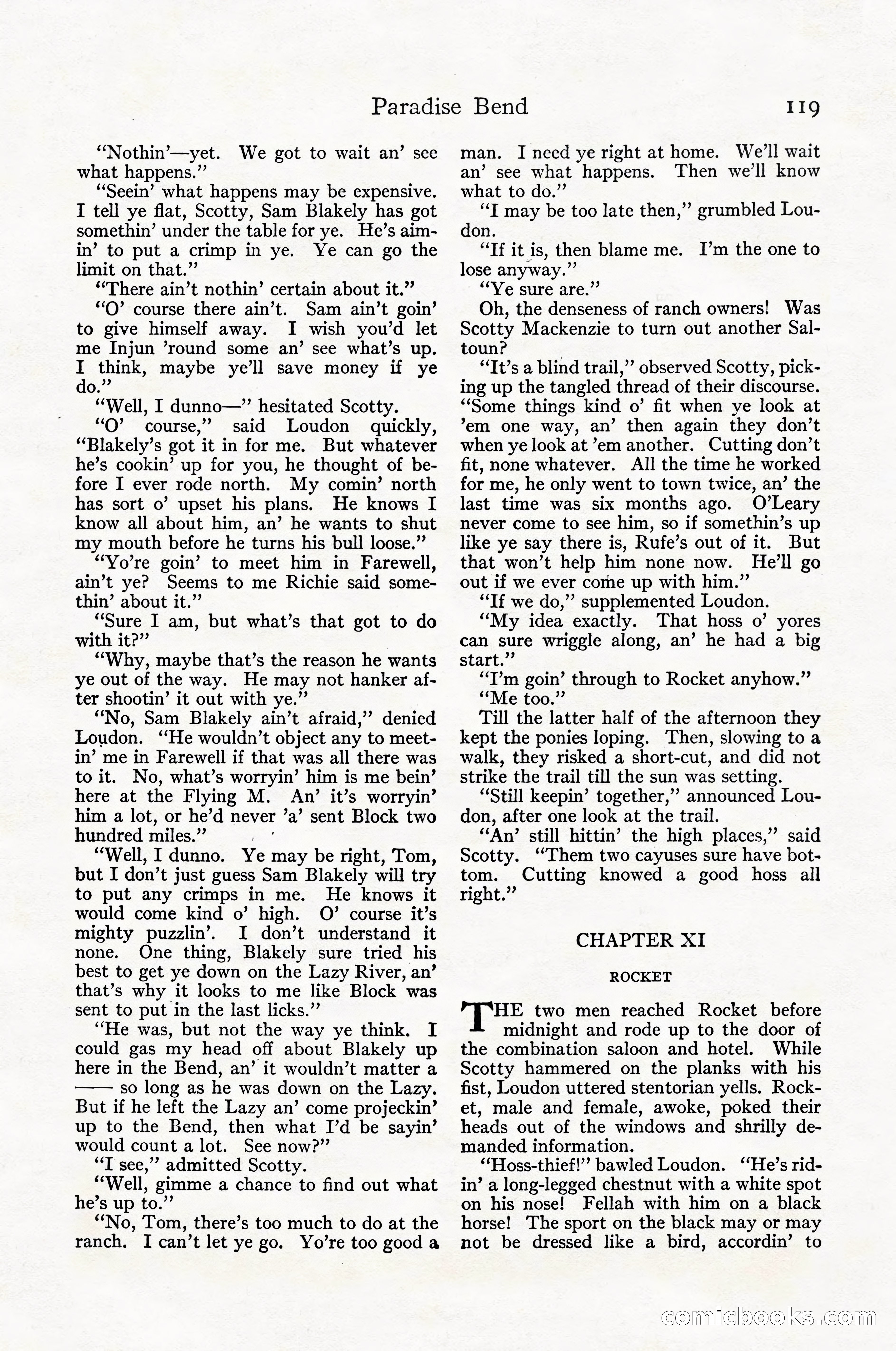 Adventure Magazine Cover, April 1916 — page 121 of 228
