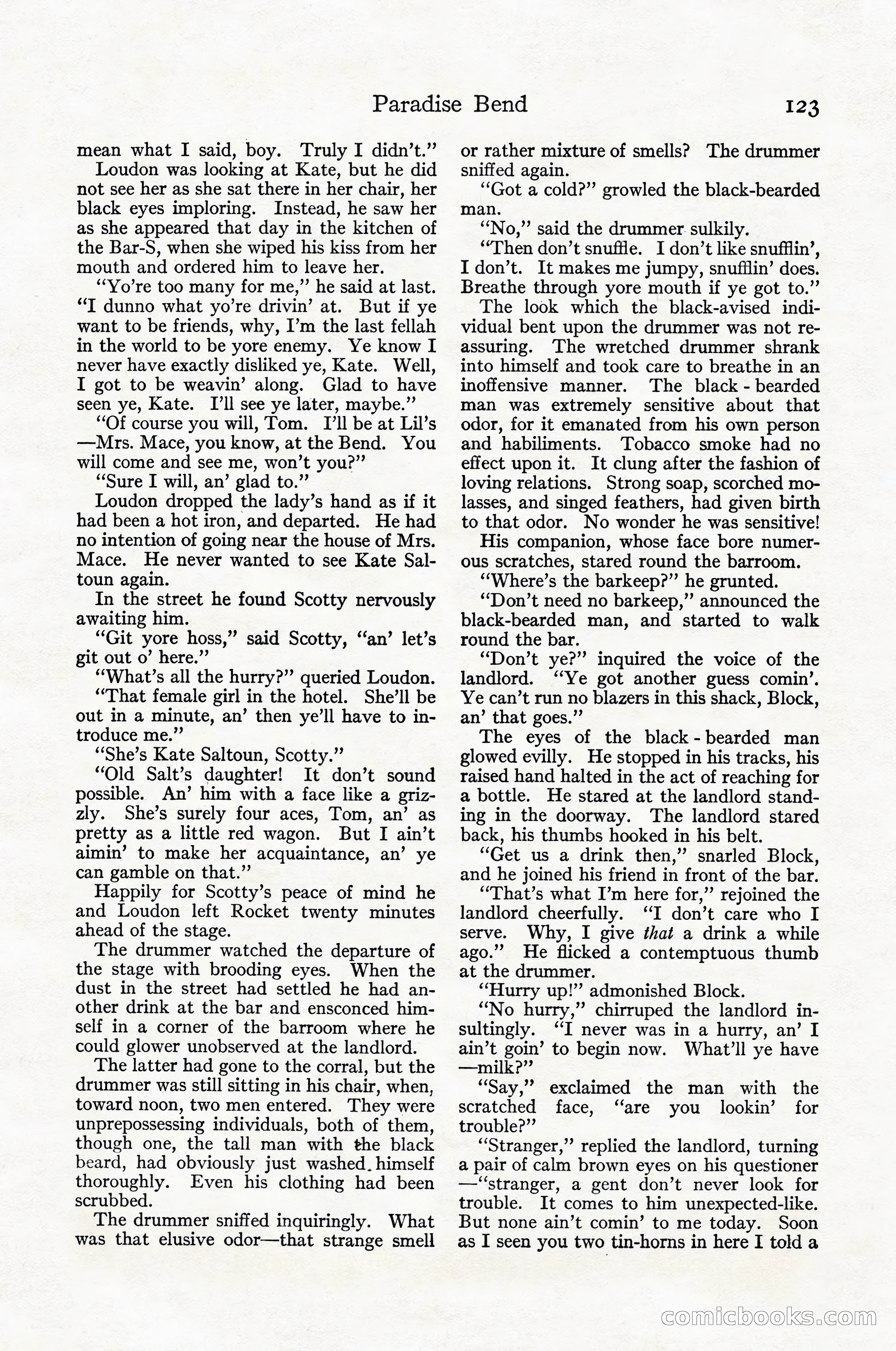Adventure Magazine Cover, April 1916 — page 125 of 228