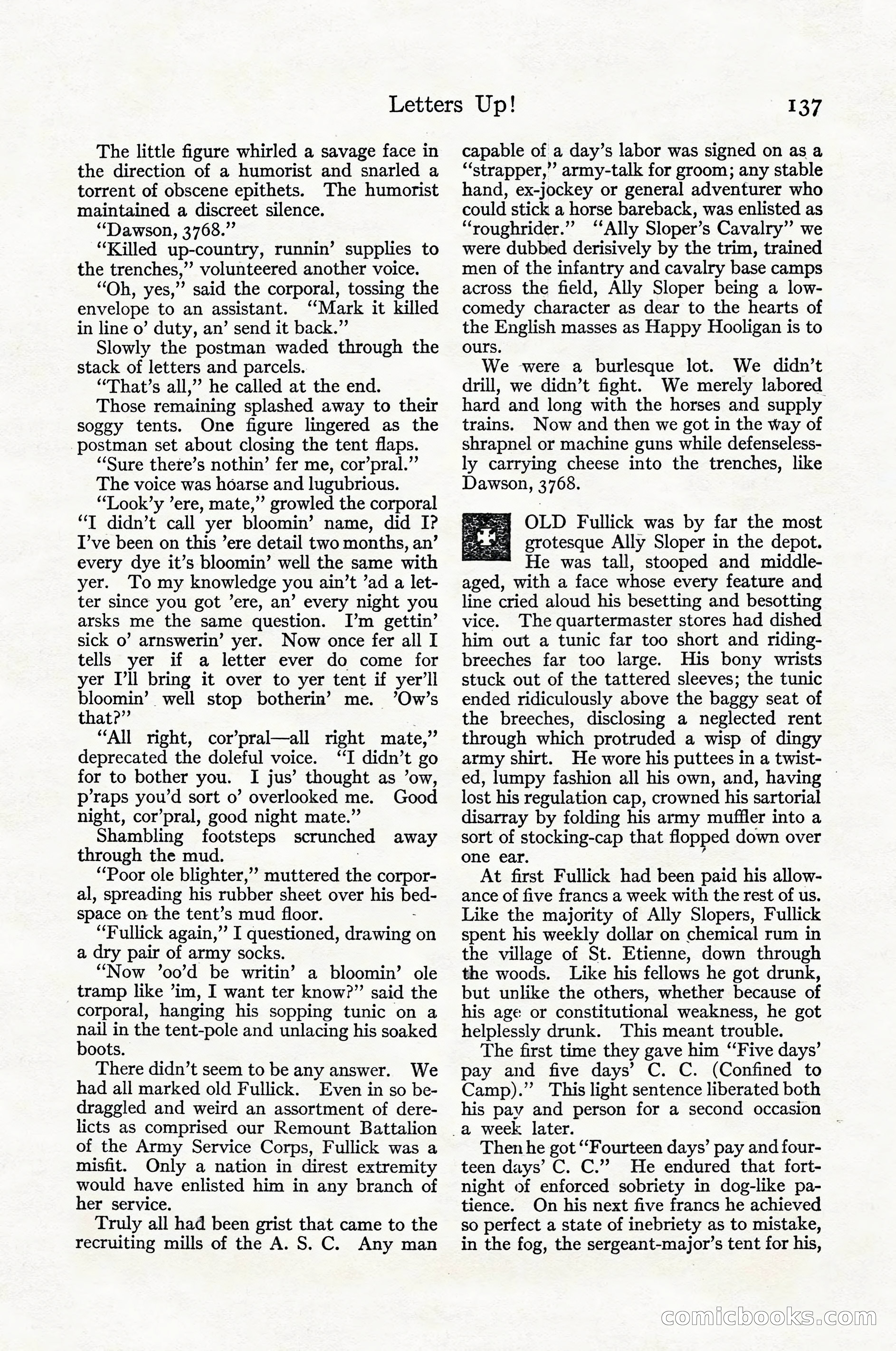 Adventure Magazine Cover, April 1916 — page 139 of 228
