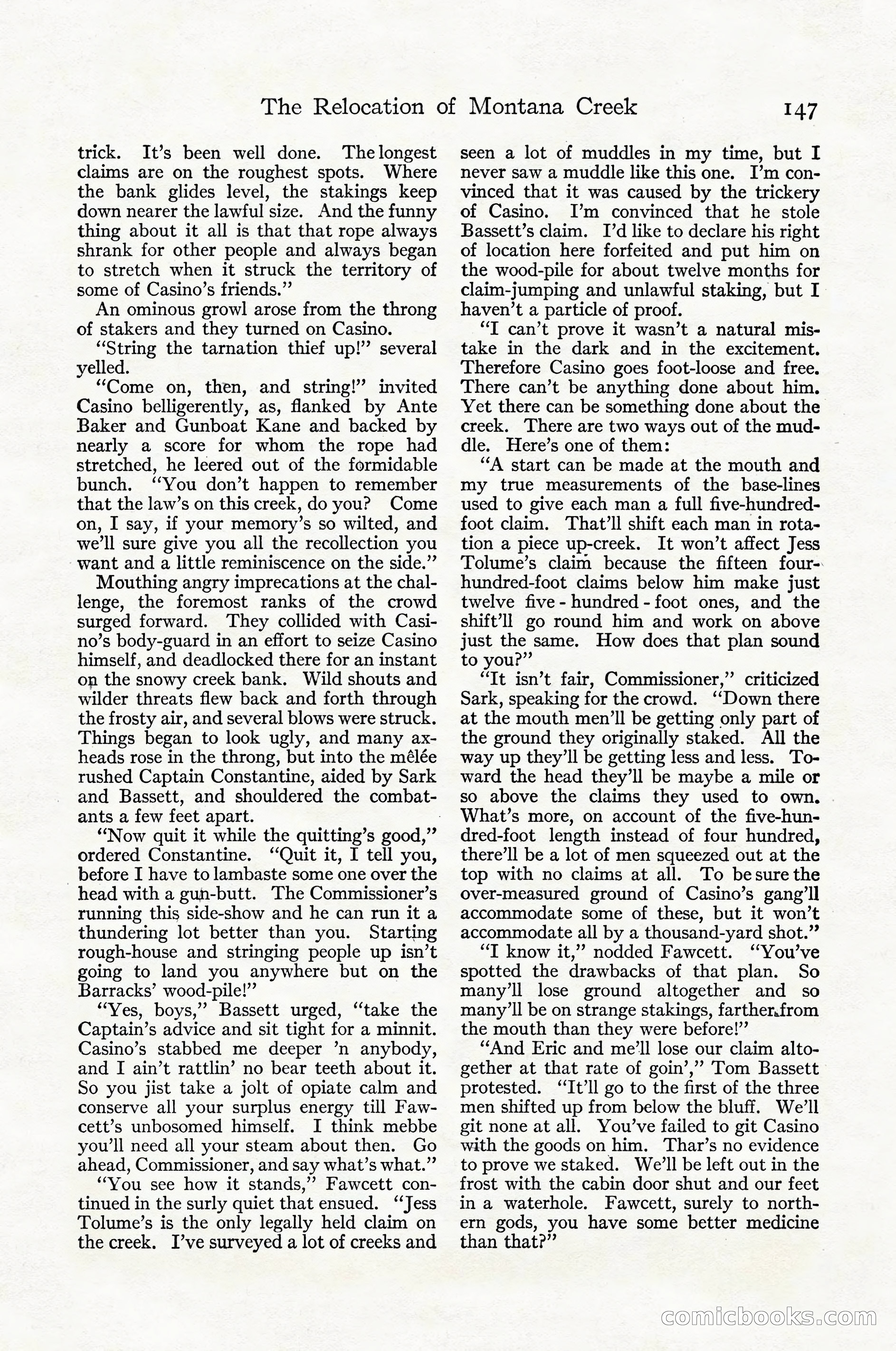 Adventure Magazine Cover, April 1916 — page 149 of 228