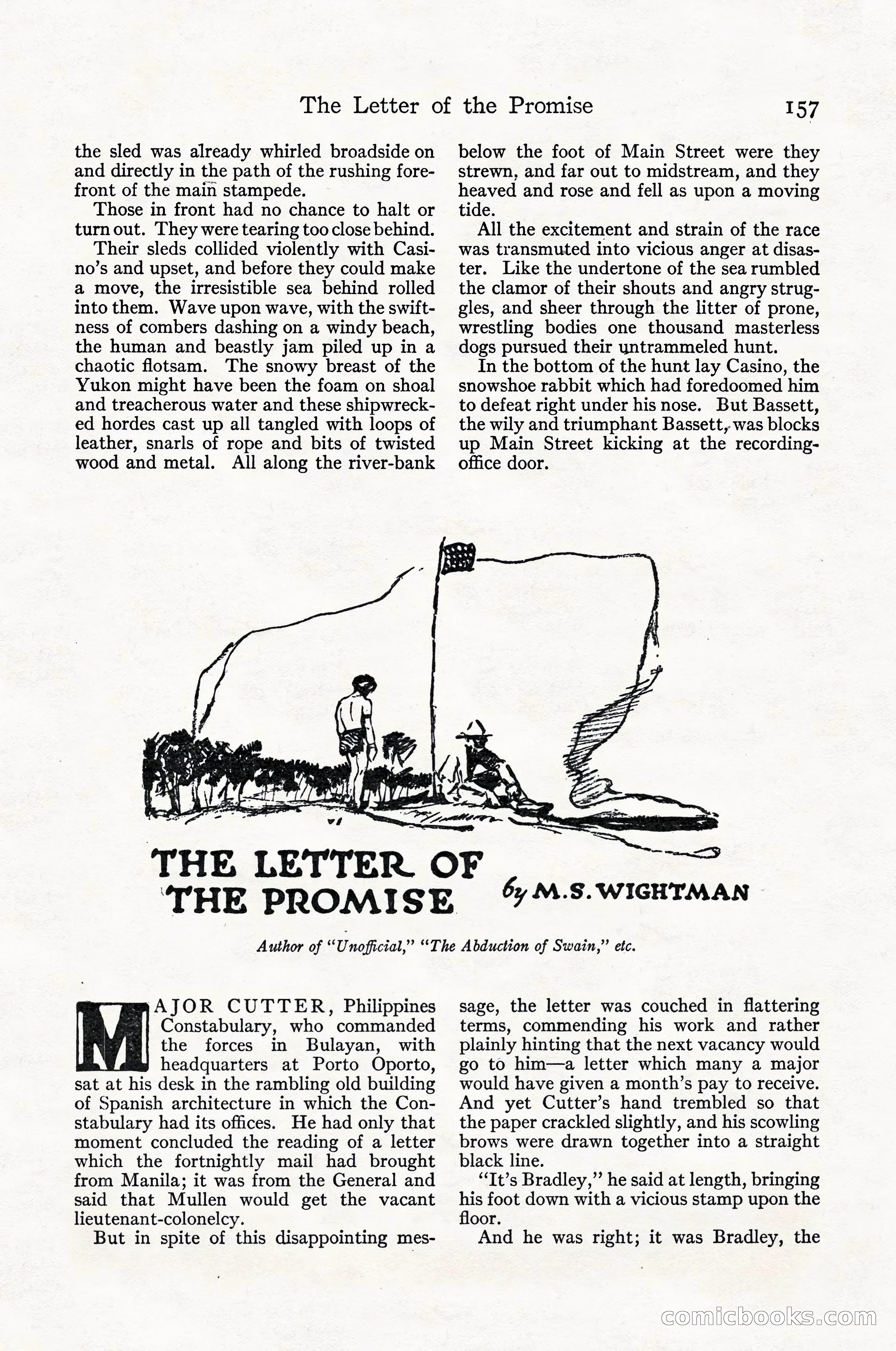 Adventure Magazine Cover, April 1916 — page 159 of 228