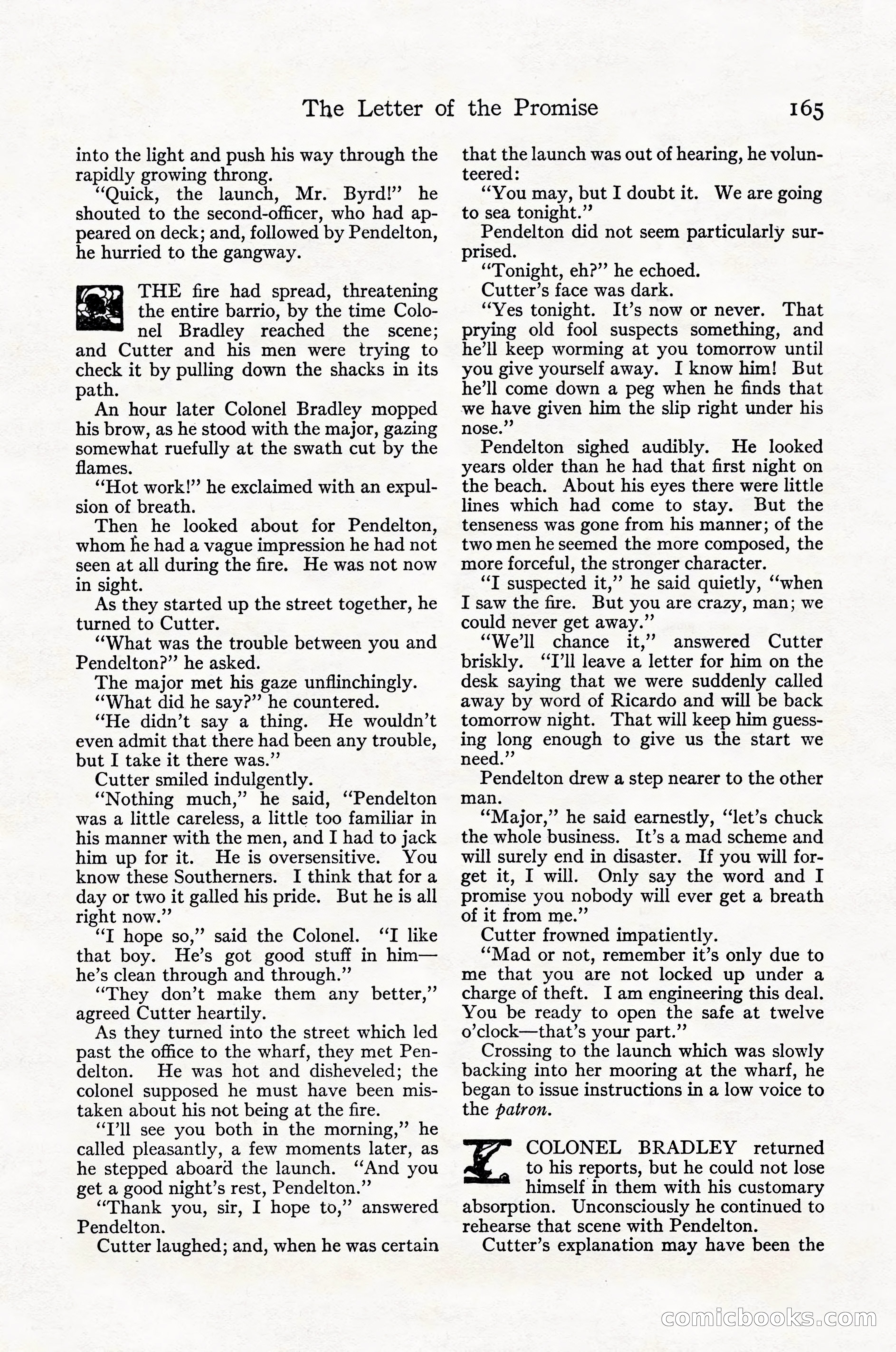 Adventure Magazine Cover, April 1916 — page 167 of 228