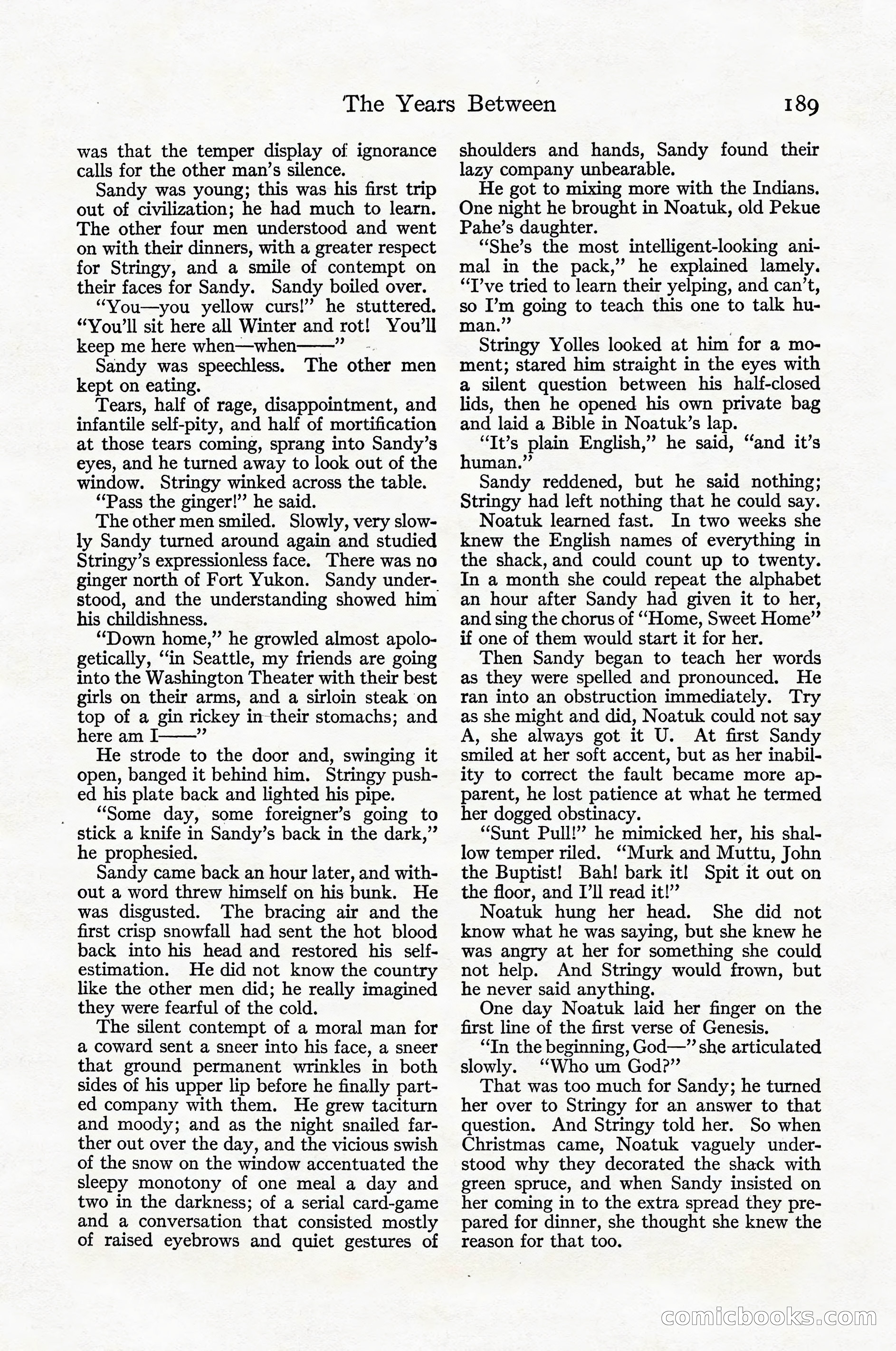 Adventure Magazine Cover, April 1916 — page 191 of 228