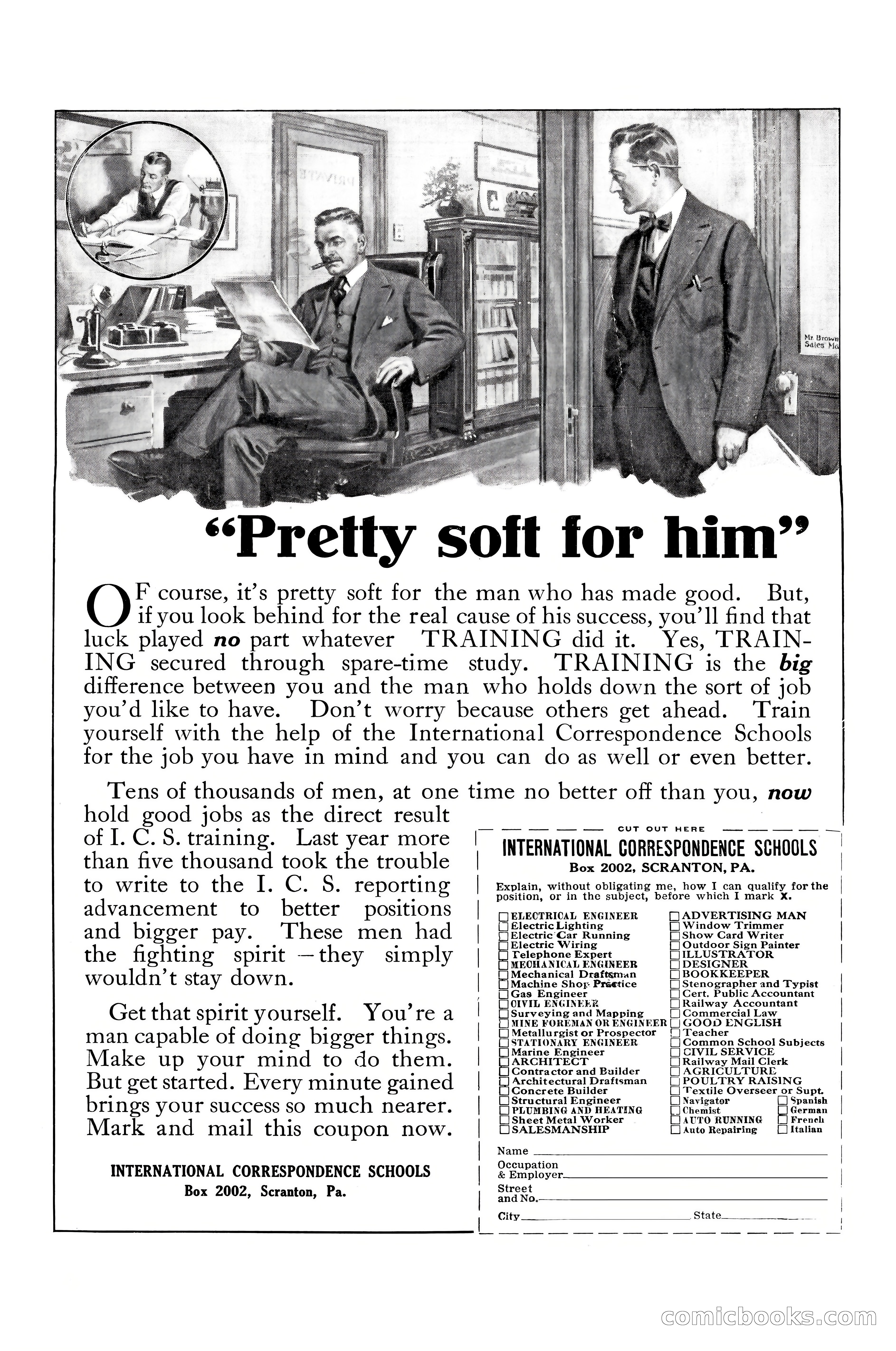 Adventure Magazine Cover, April 1916 — page 227 of 228