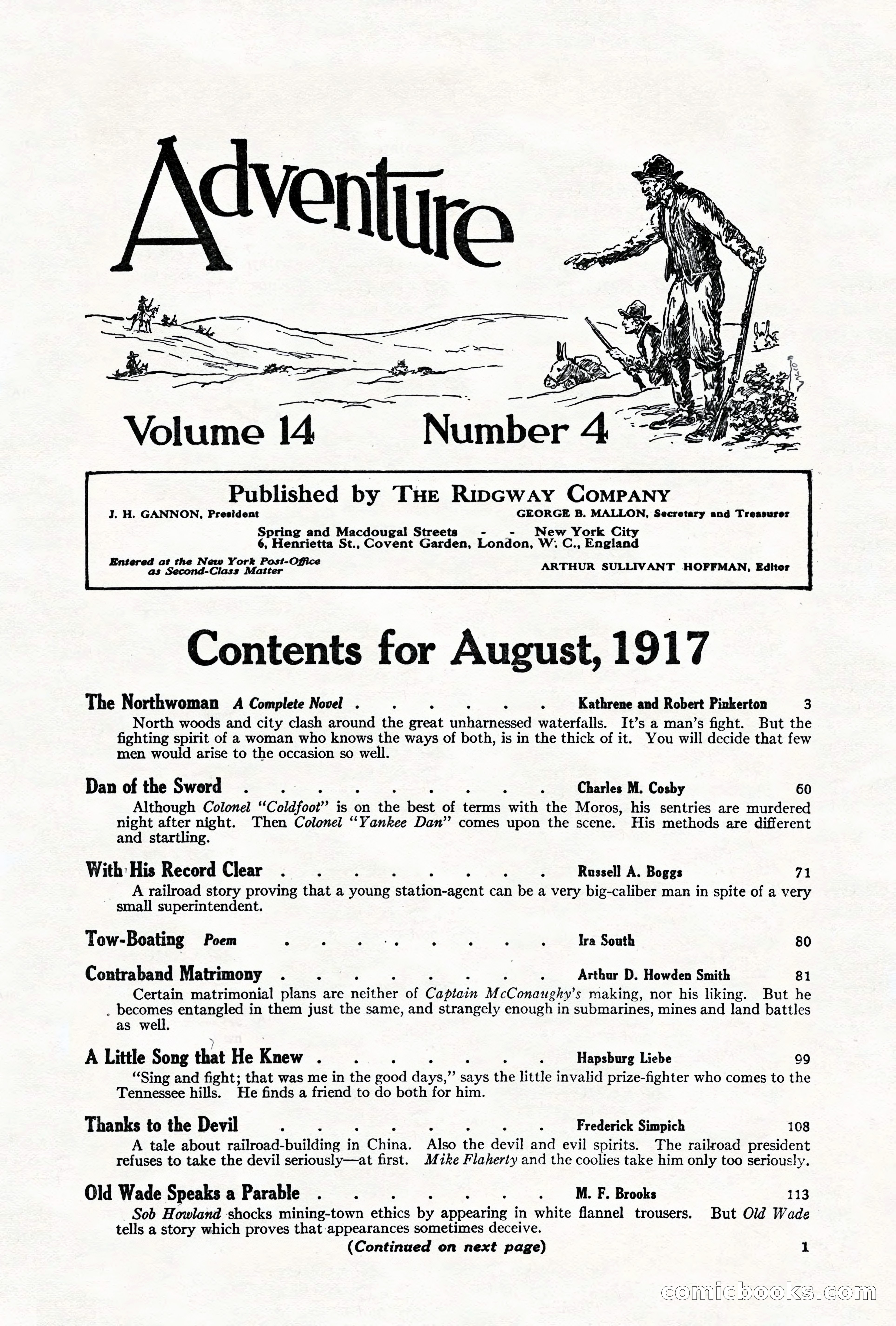 Adventure, August 1917 — page 3 of 196