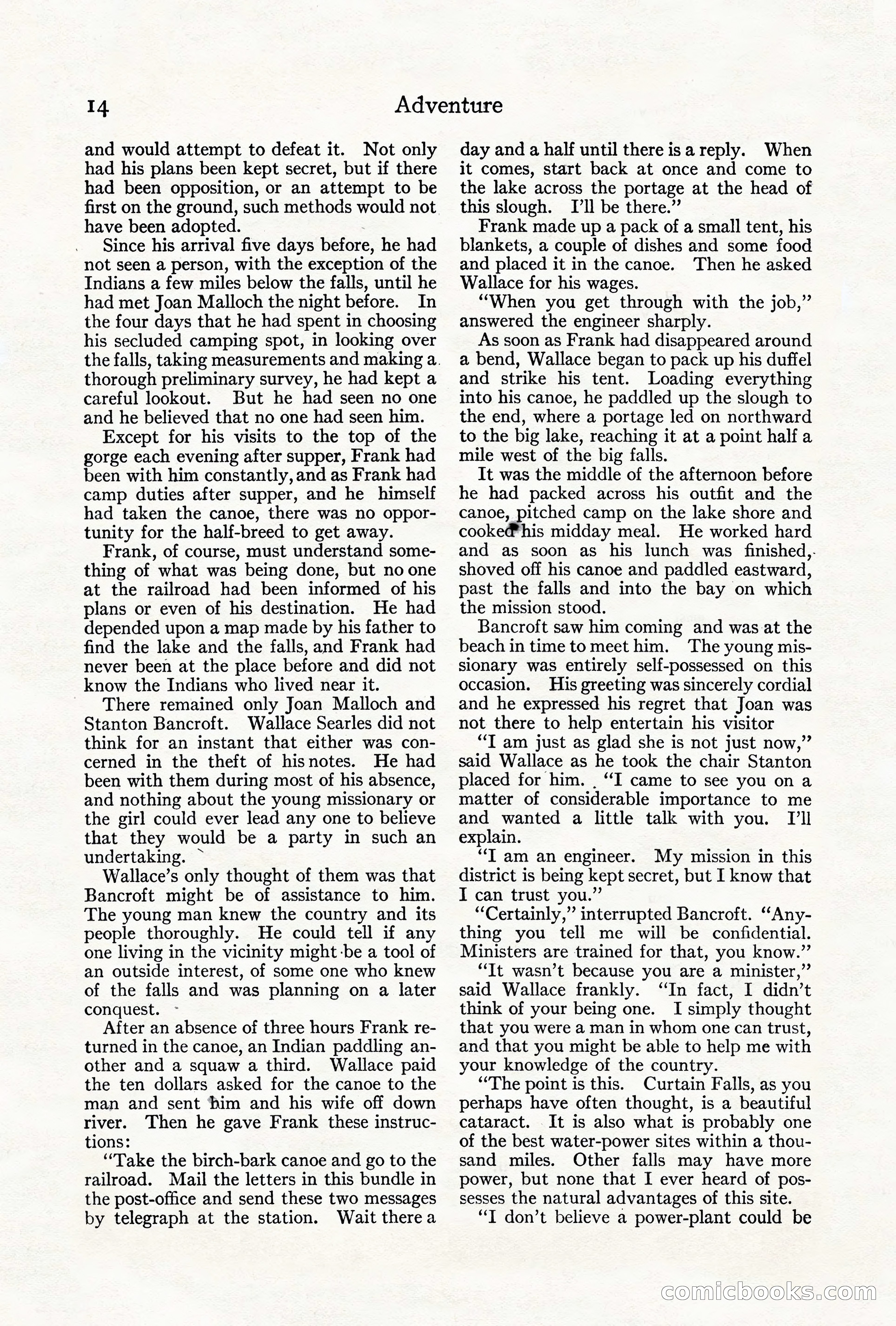 Adventure, August 1917 — page 16 of 196