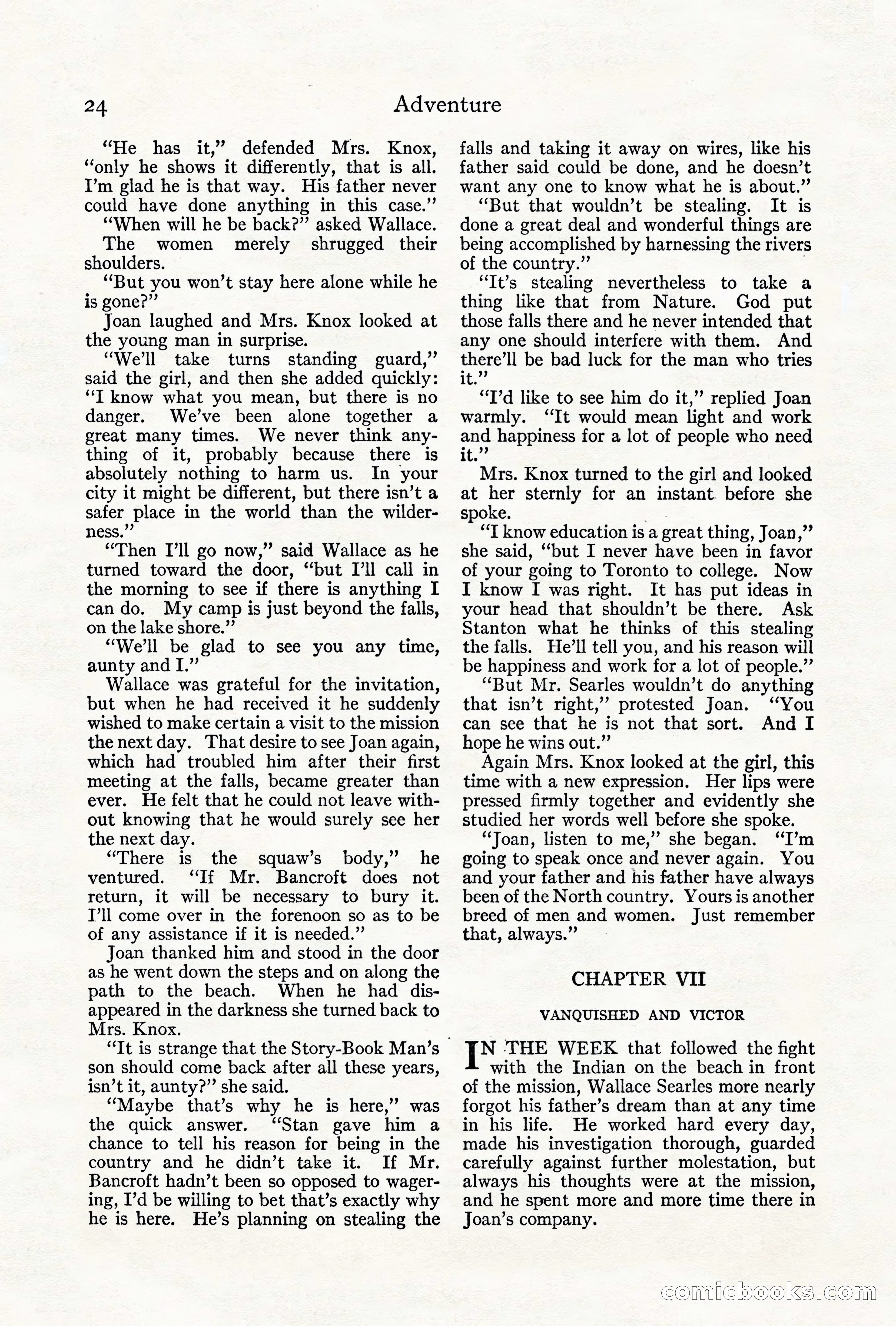 Adventure, August 1917 — page 26 of 196