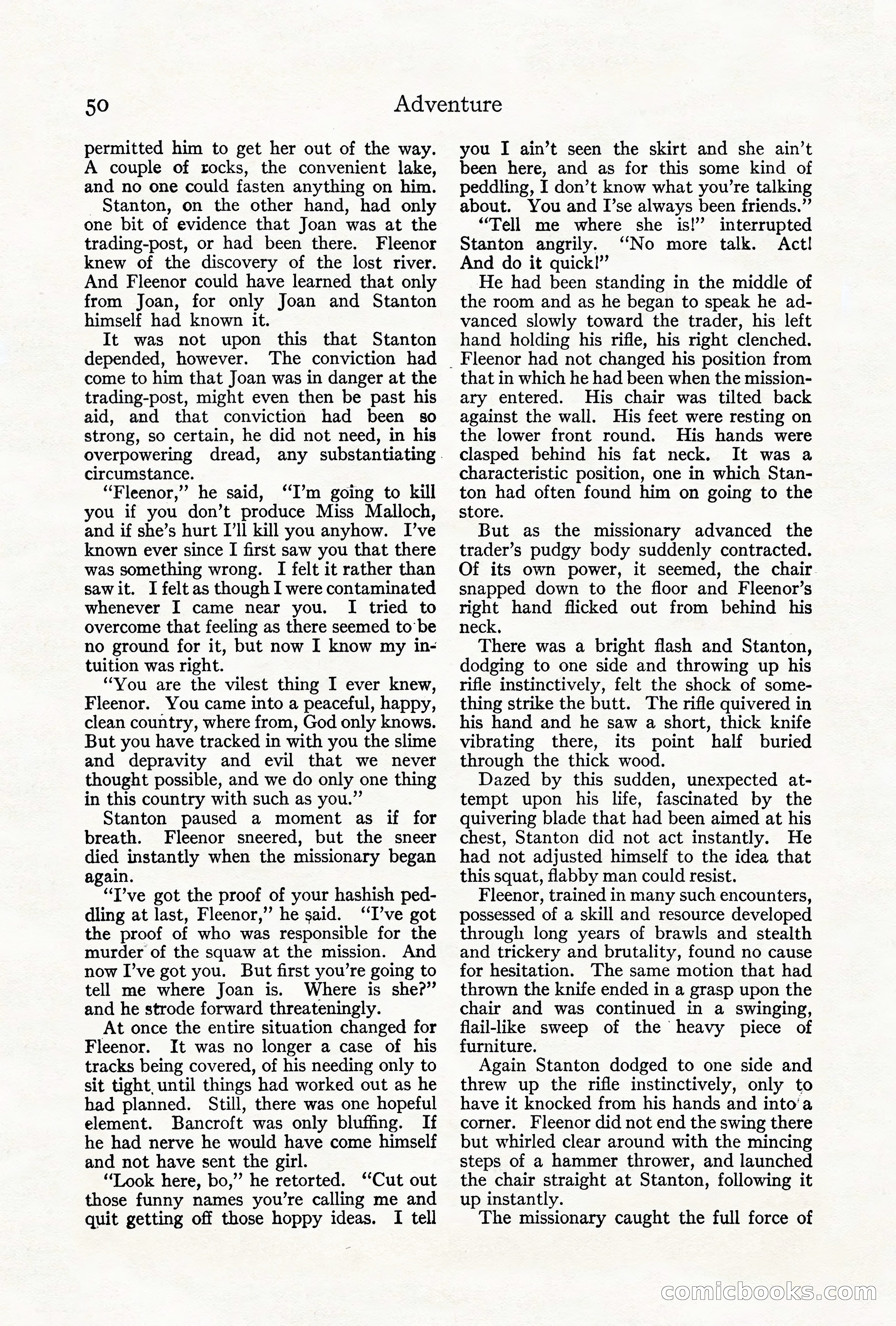 Adventure, August 1917 — page 52 of 196