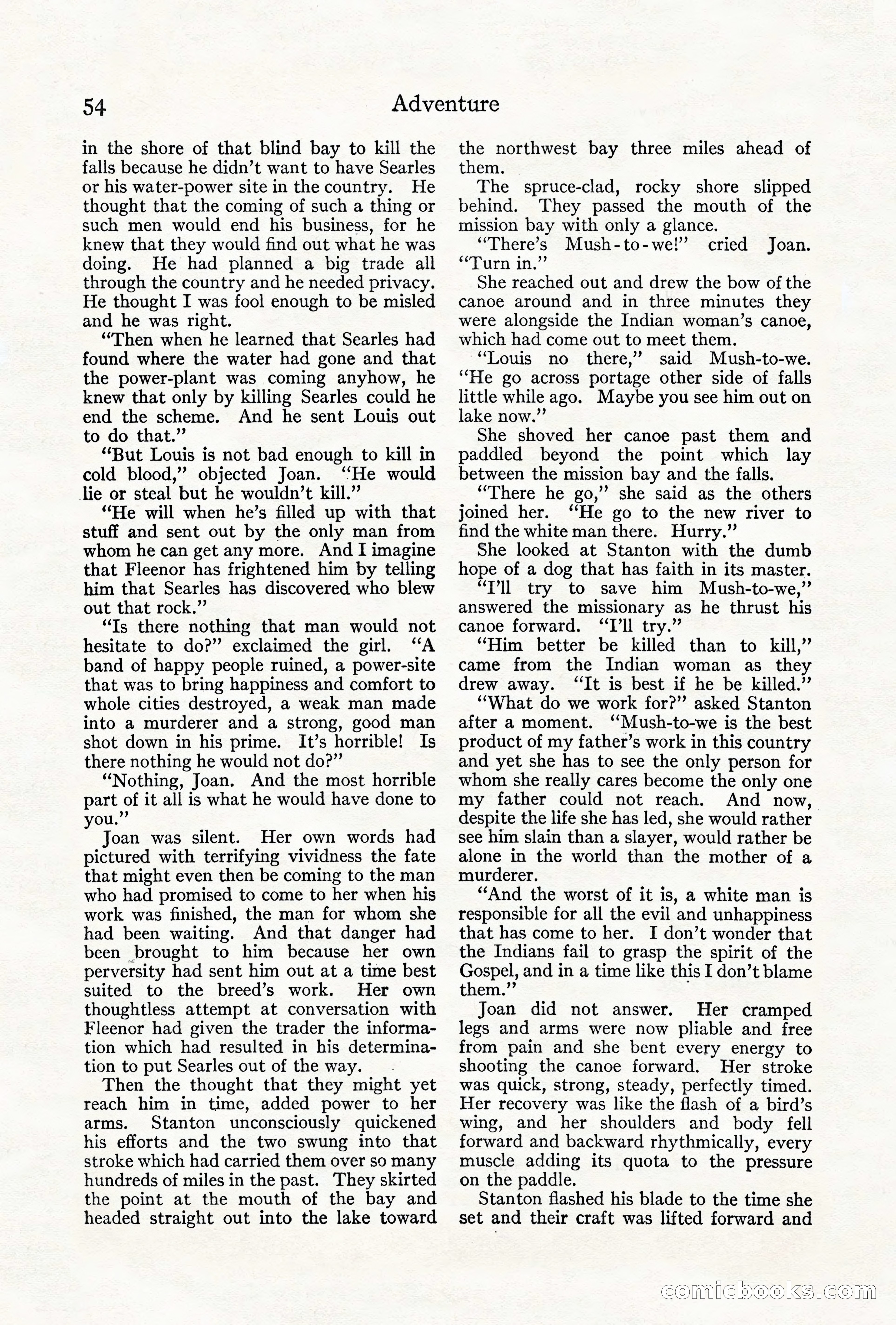 Adventure, August 1917 — page 56 of 196