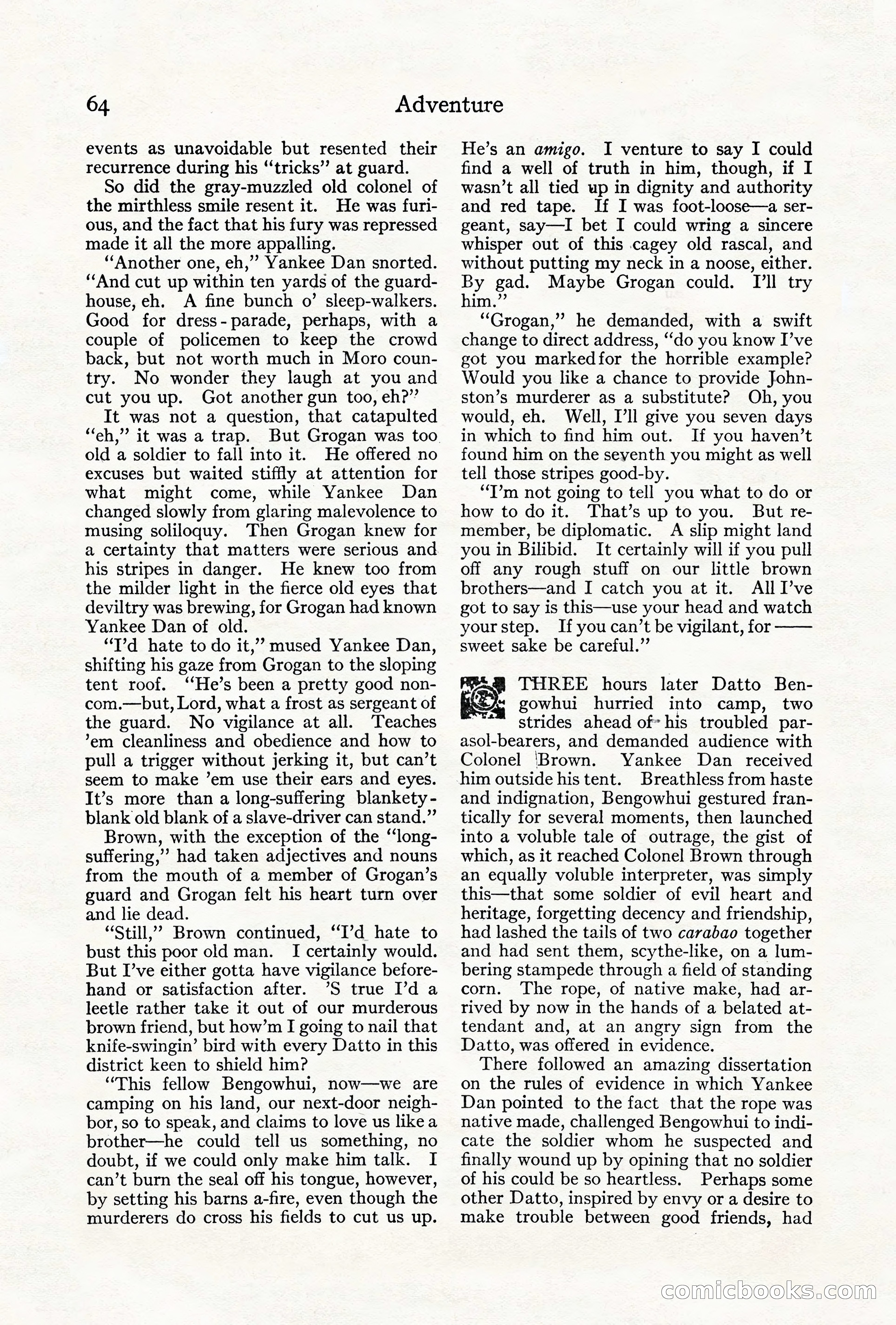 Adventure, August 1917 — page 66 of 196