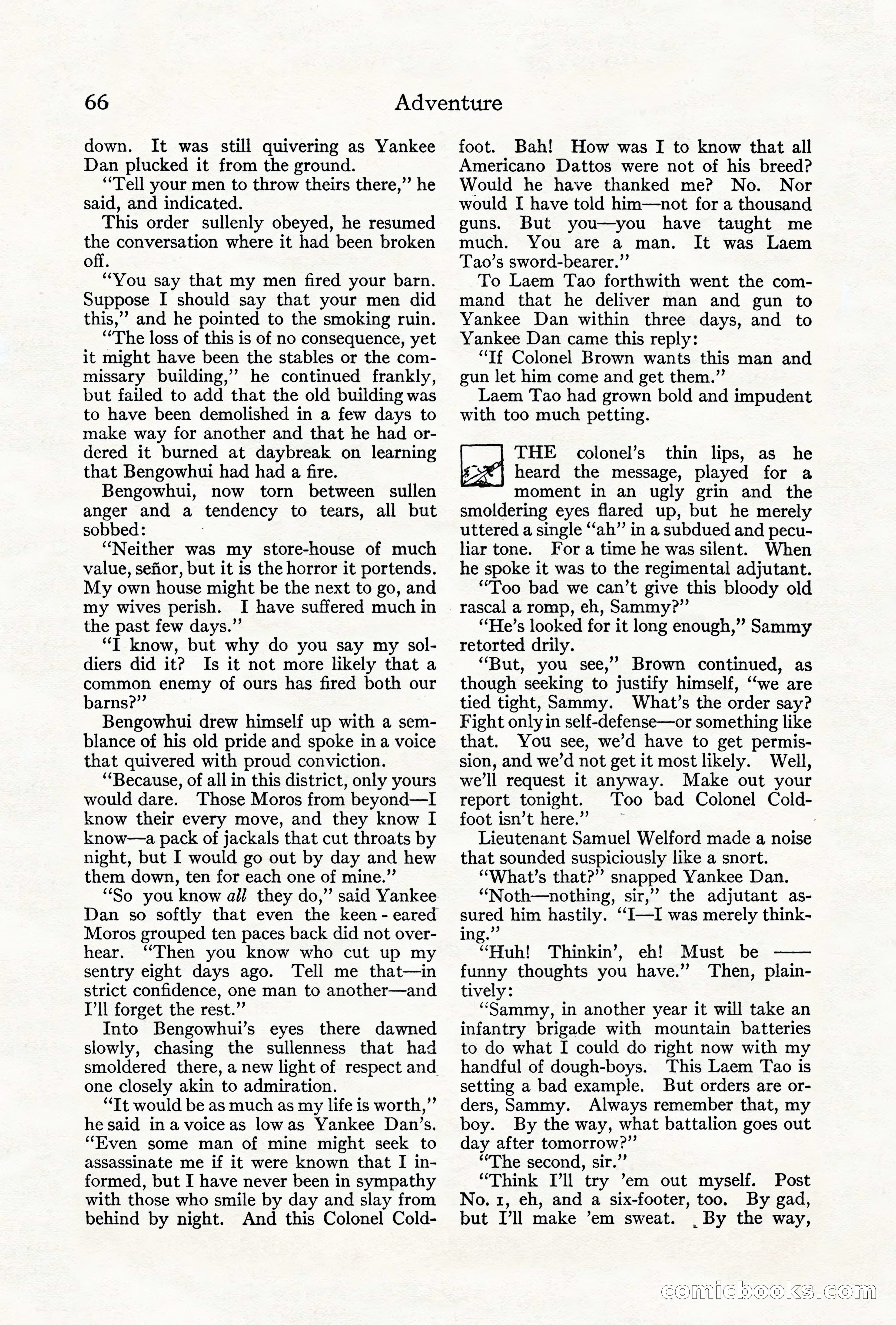 Adventure, August 1917 — page 68 of 196