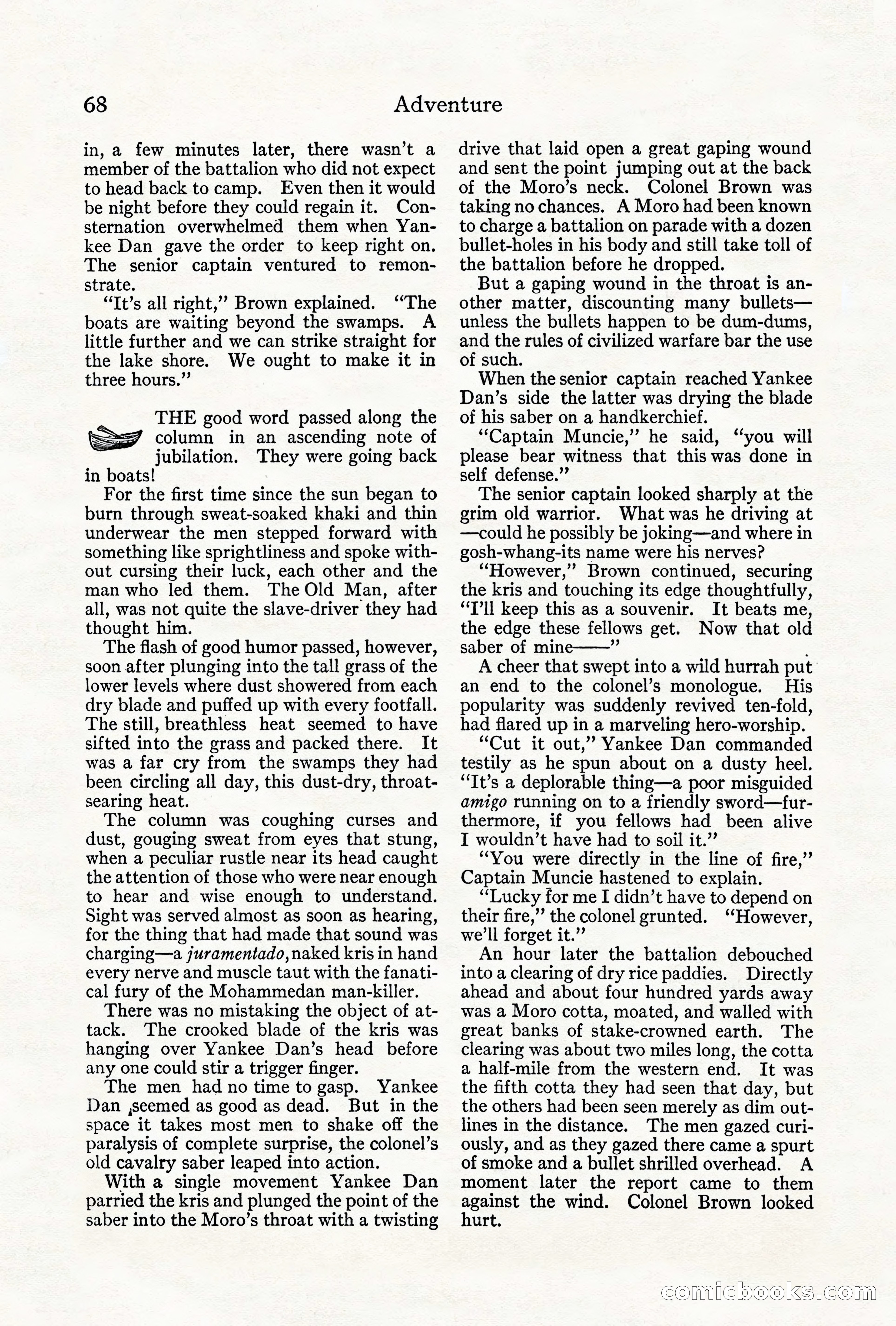 Adventure, August 1917 — page 70 of 196