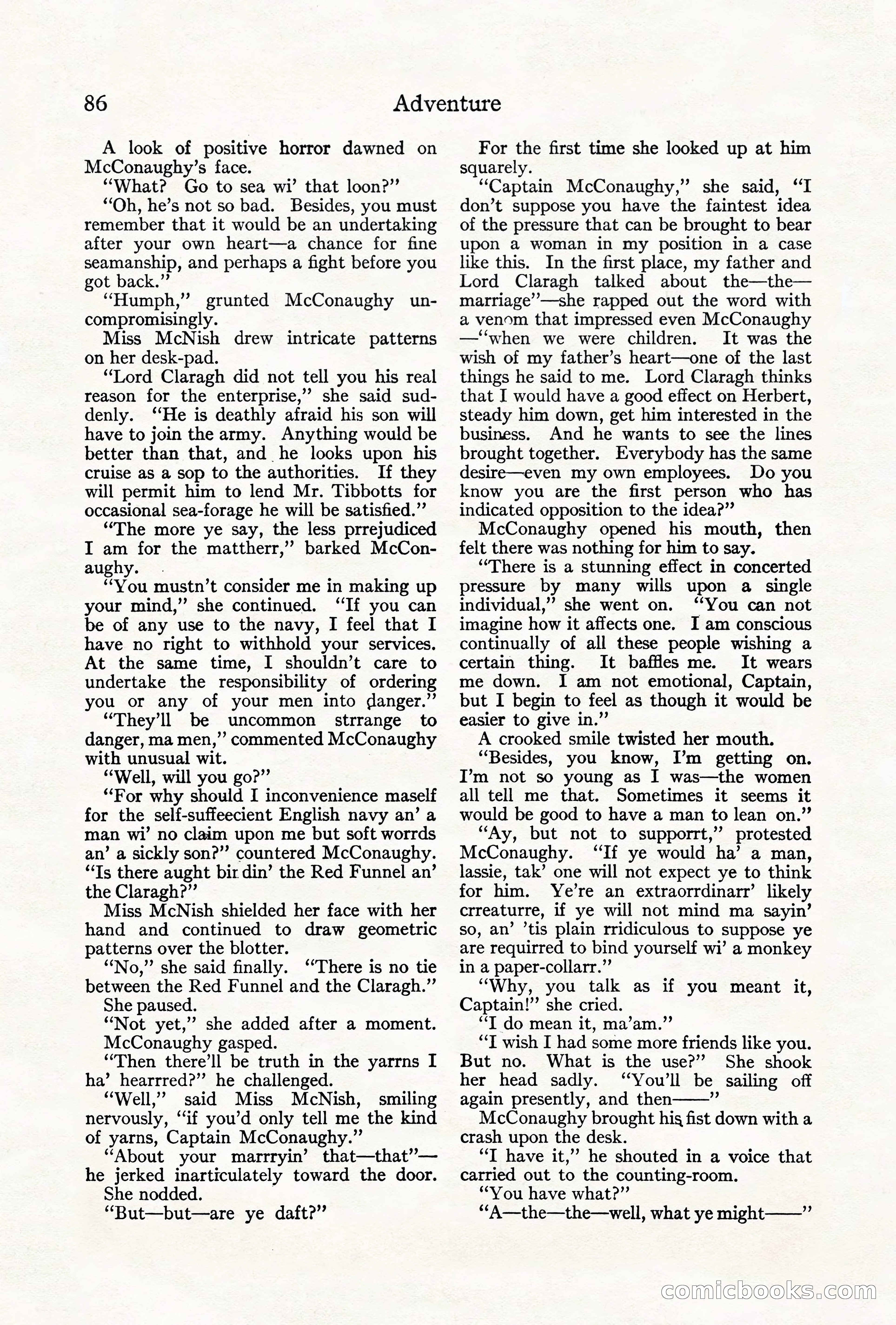 Adventure, August 1917 — page 88 of 196