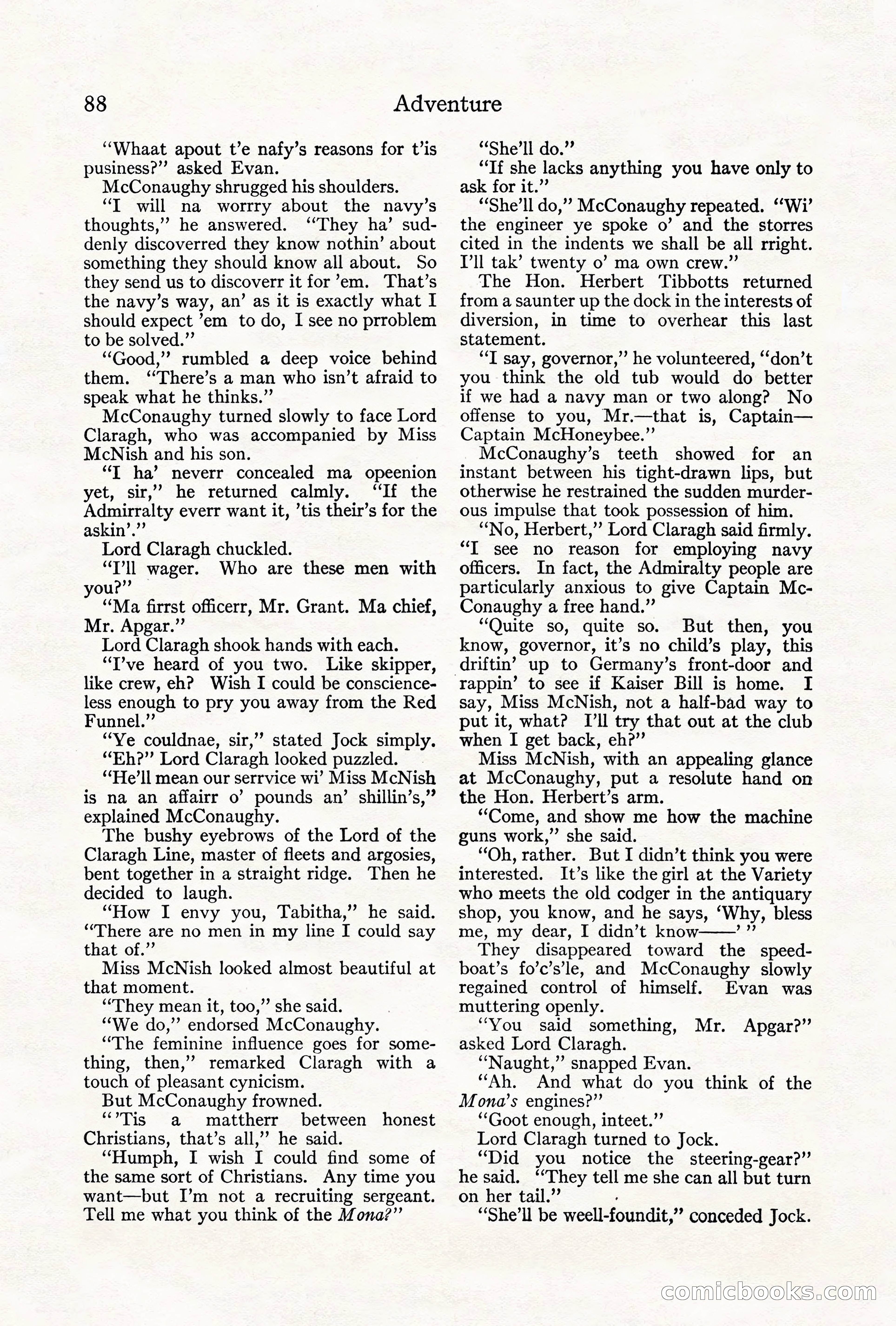 Adventure, August 1917 — page 90 of 196