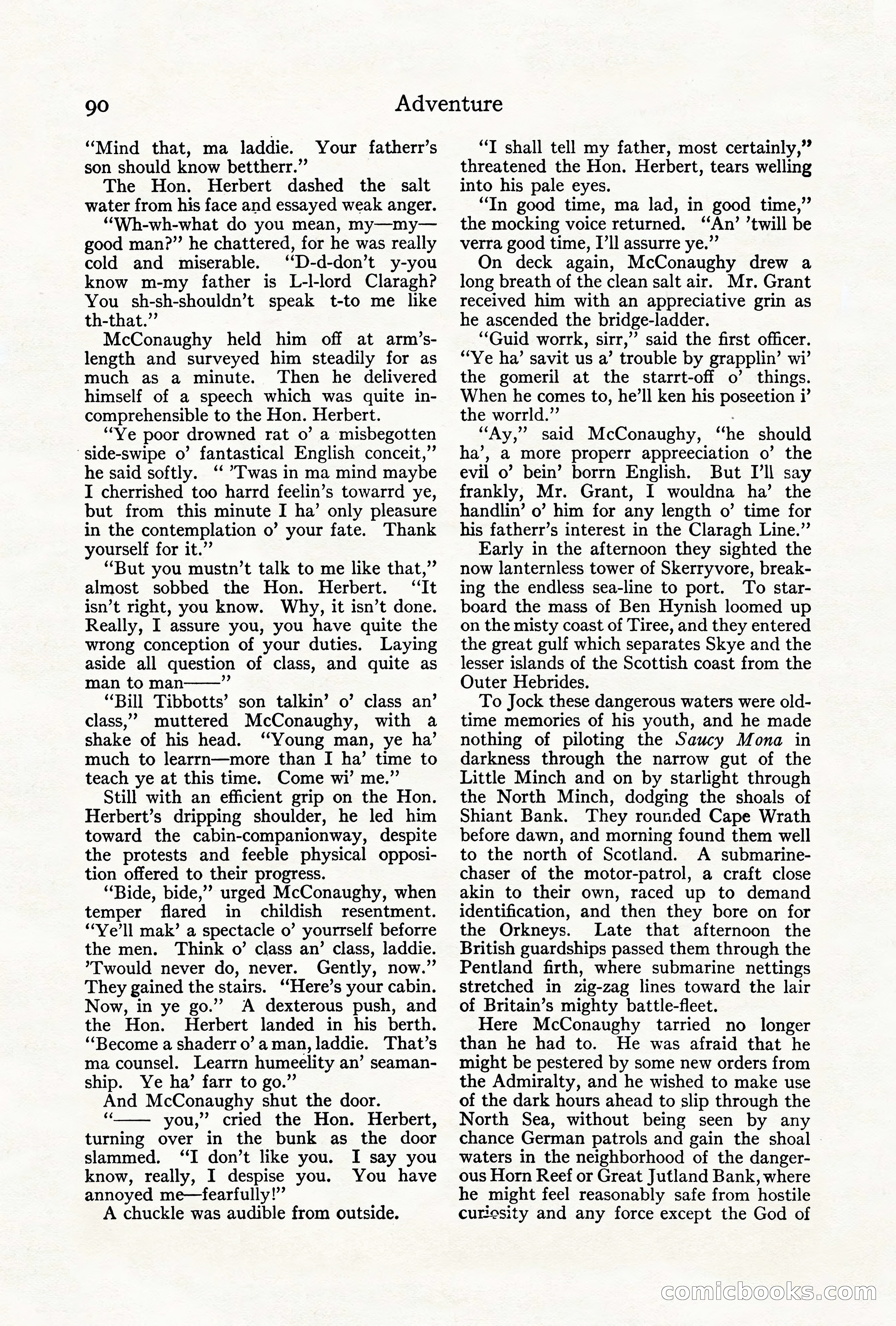 Adventure, August 1917 — page 92 of 196