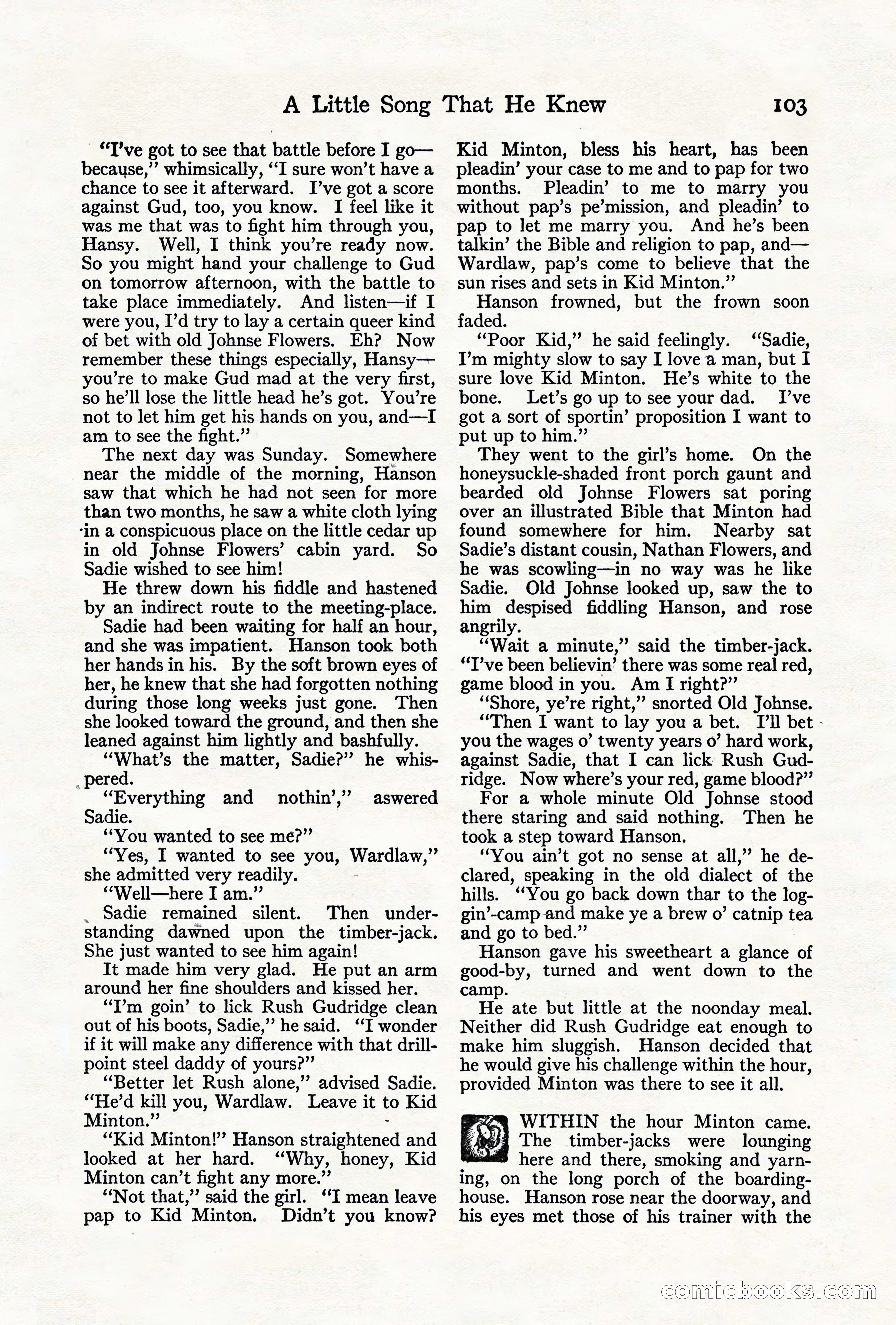 Adventure, August 1917 — page 105 of 196