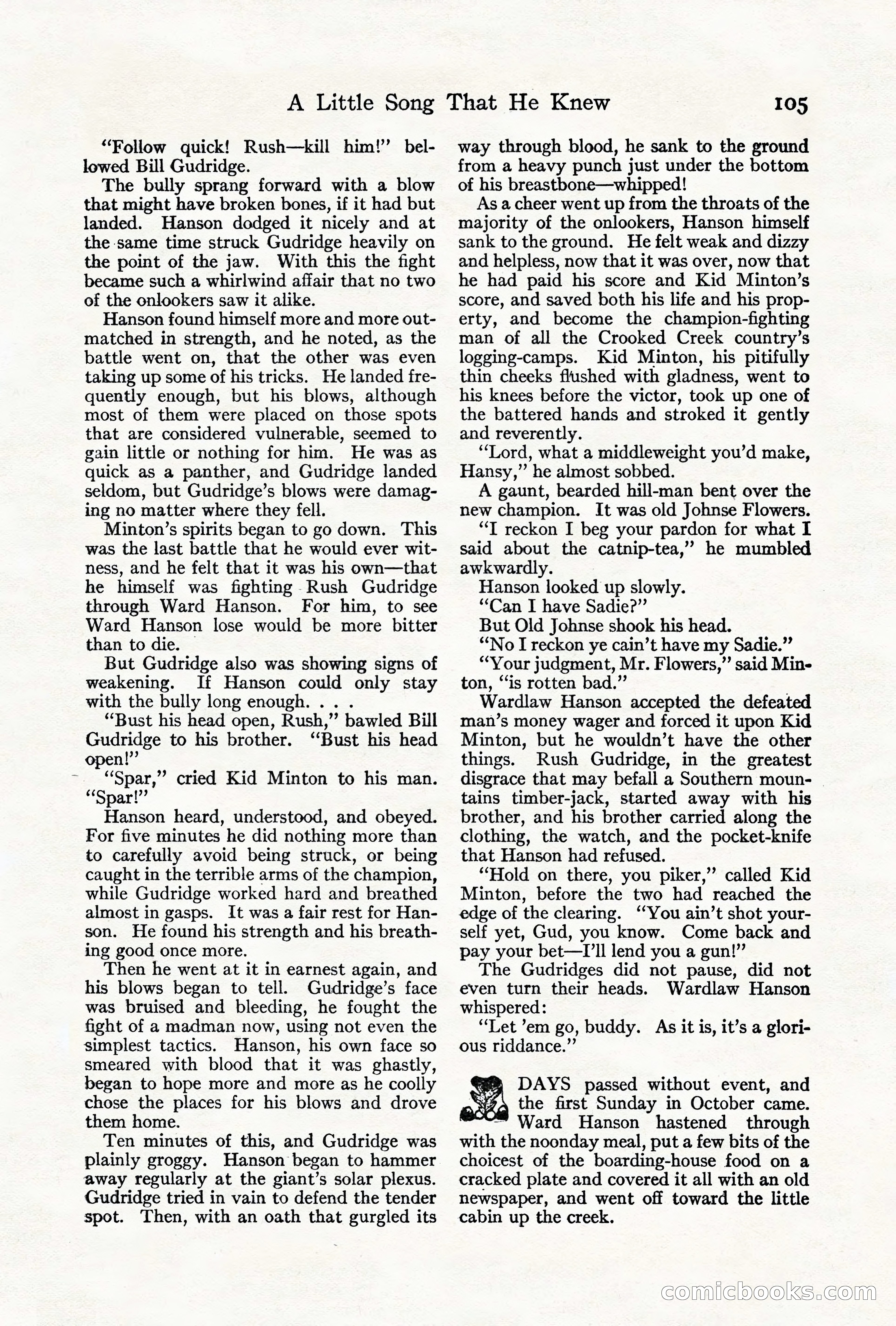 Adventure, August 1917 — page 107 of 196