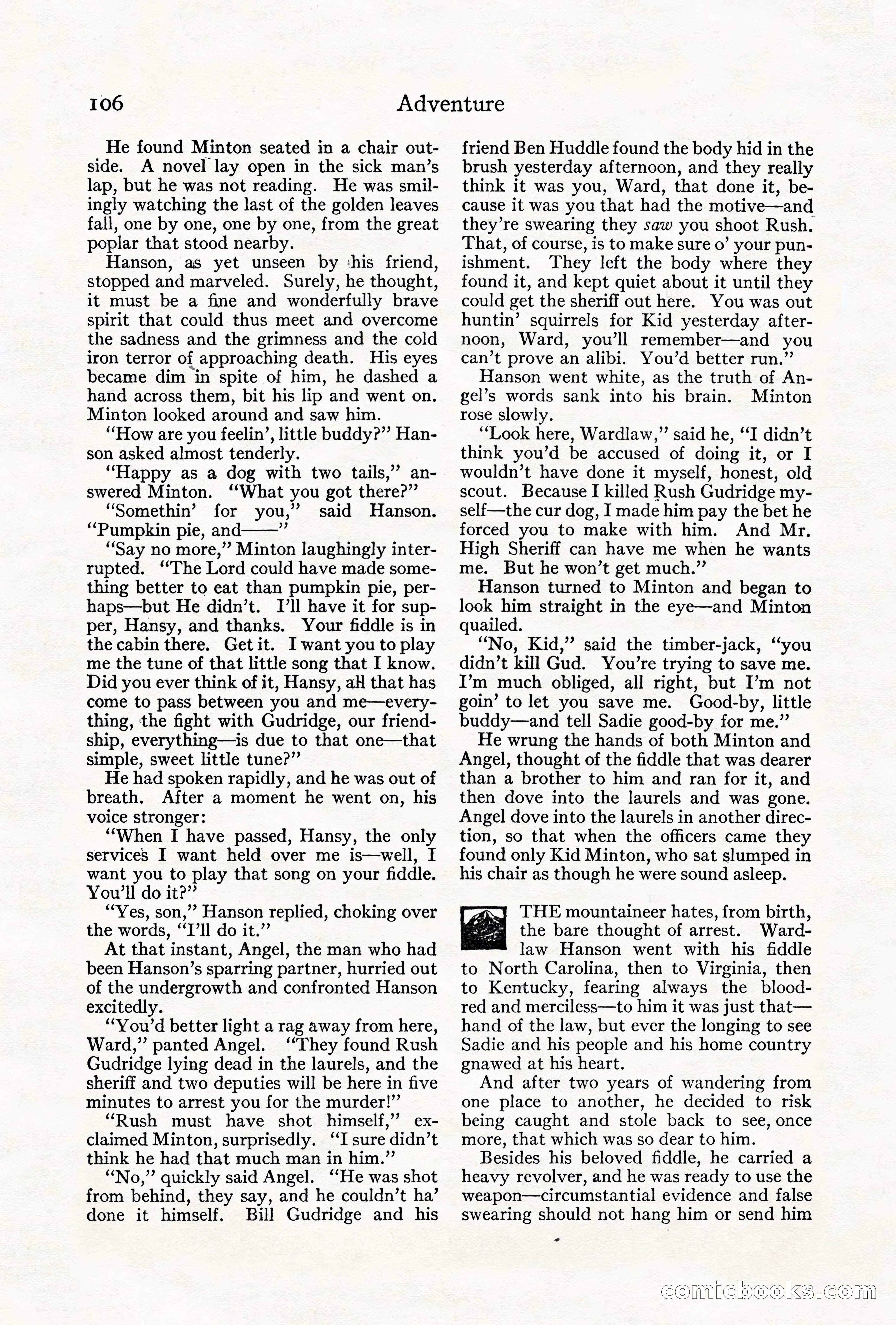 Adventure, August 1917 — page 108 of 196