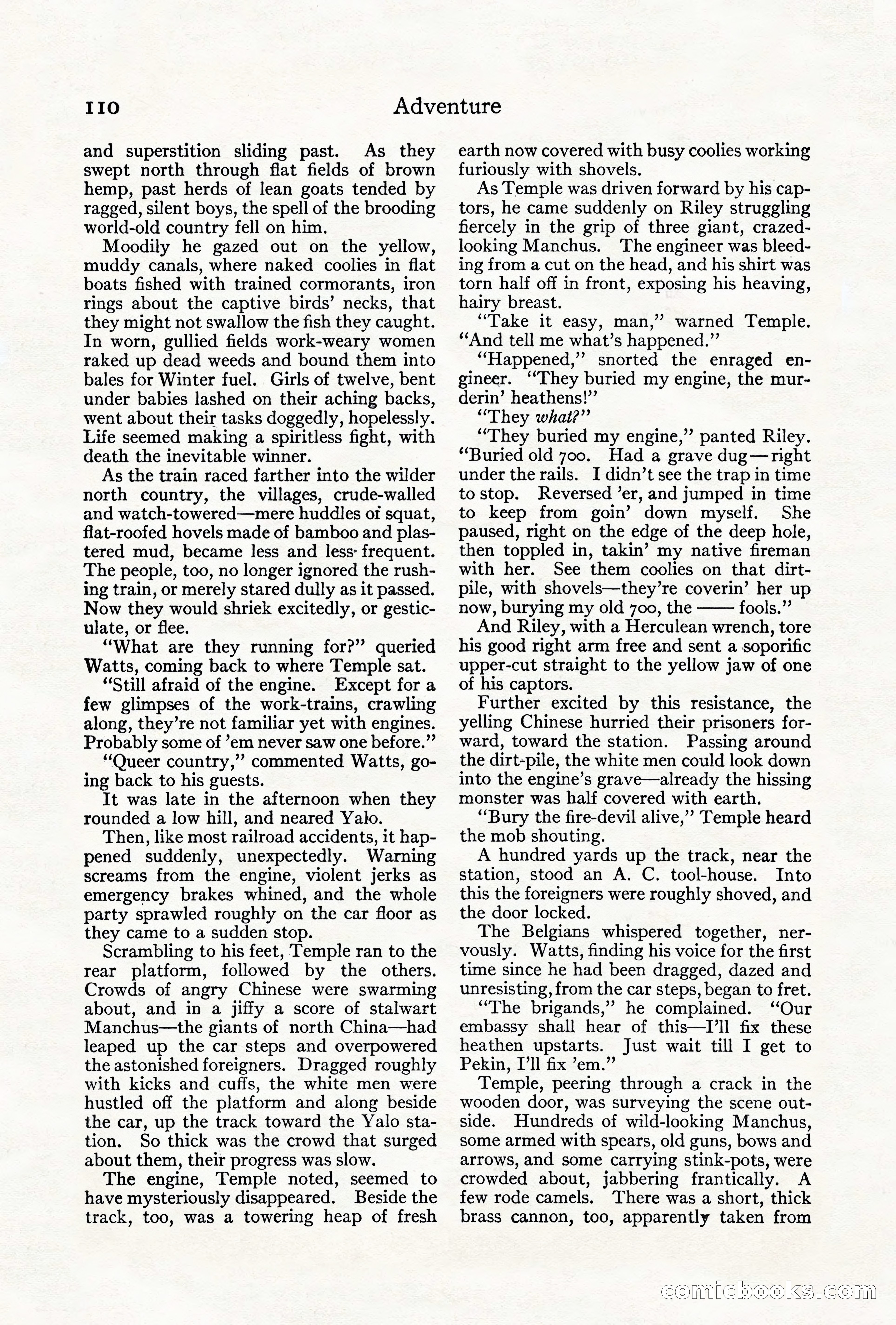 Adventure, August 1917 — page 112 of 196