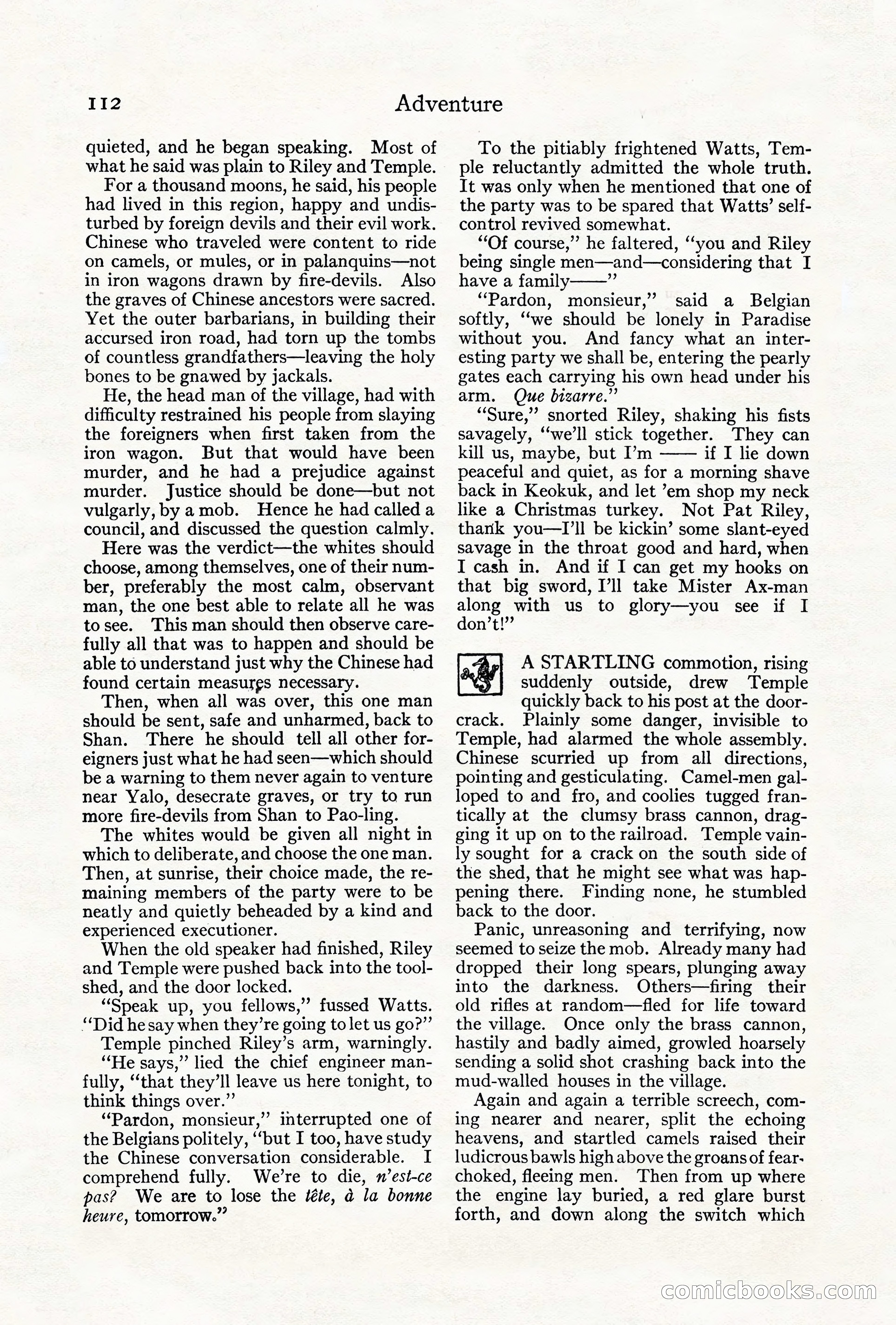 Adventure, August 1917 — page 114 of 196