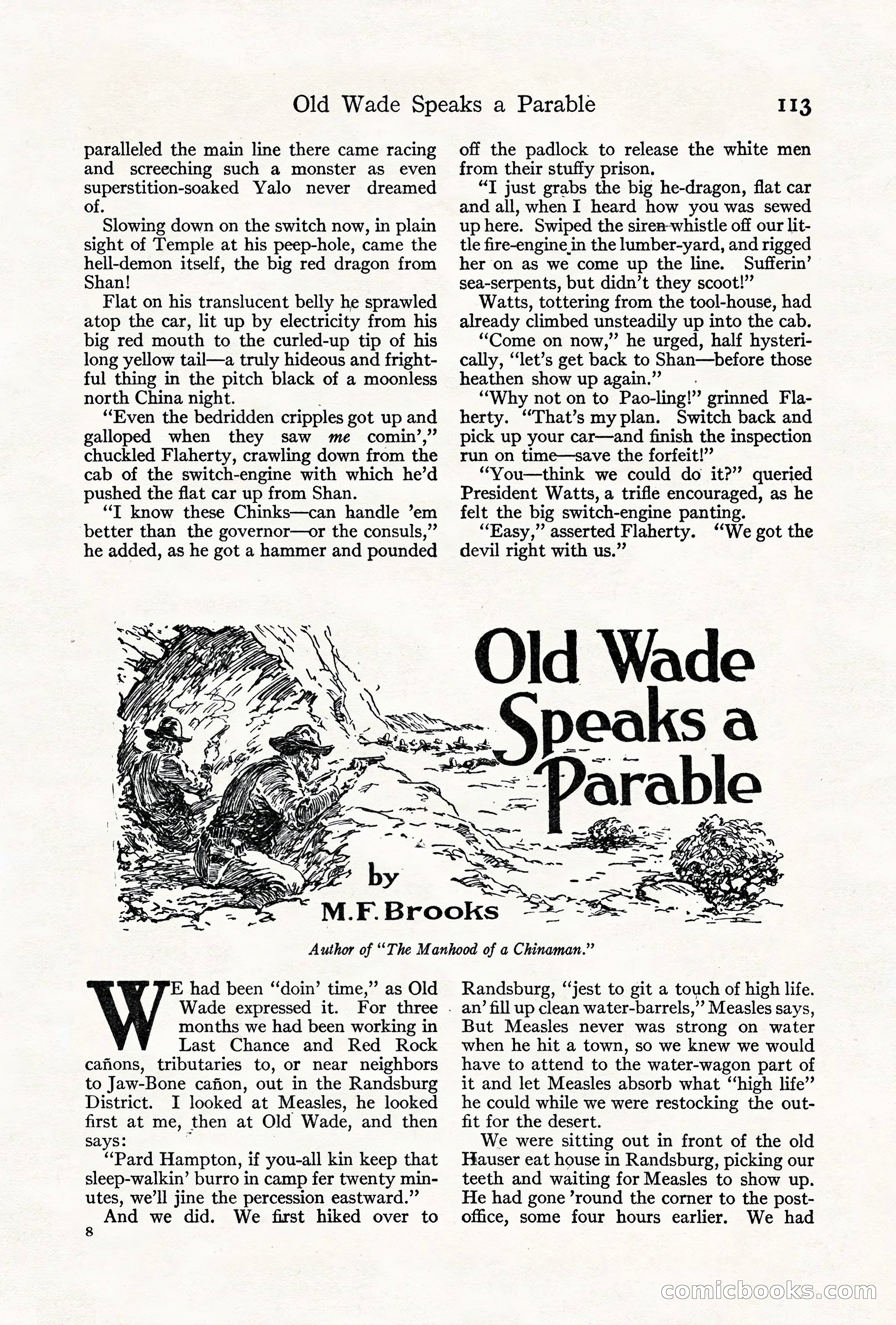 Adventure, August 1917 — page 115 of 196