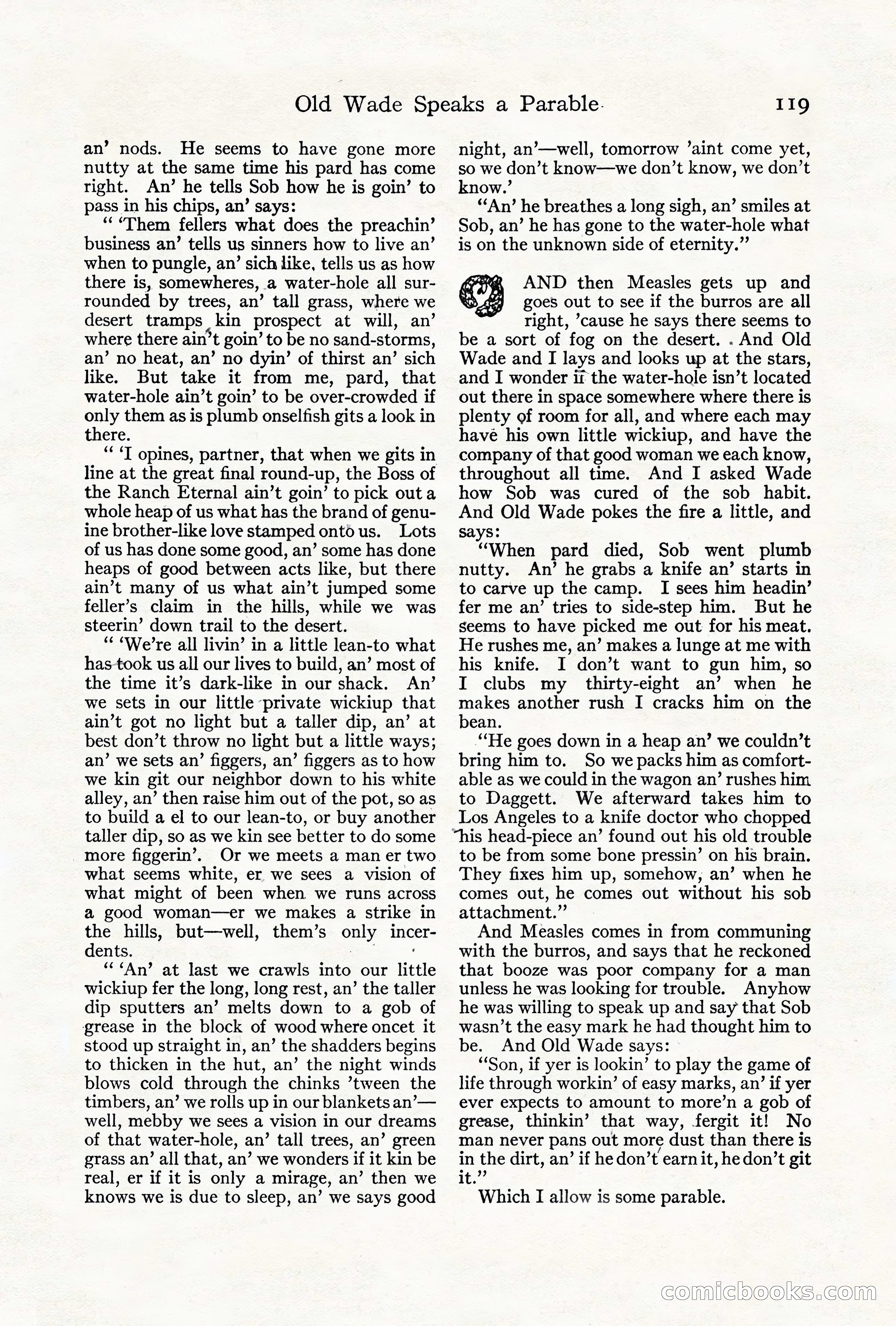 Adventure, August 1917 — page 121 of 196
