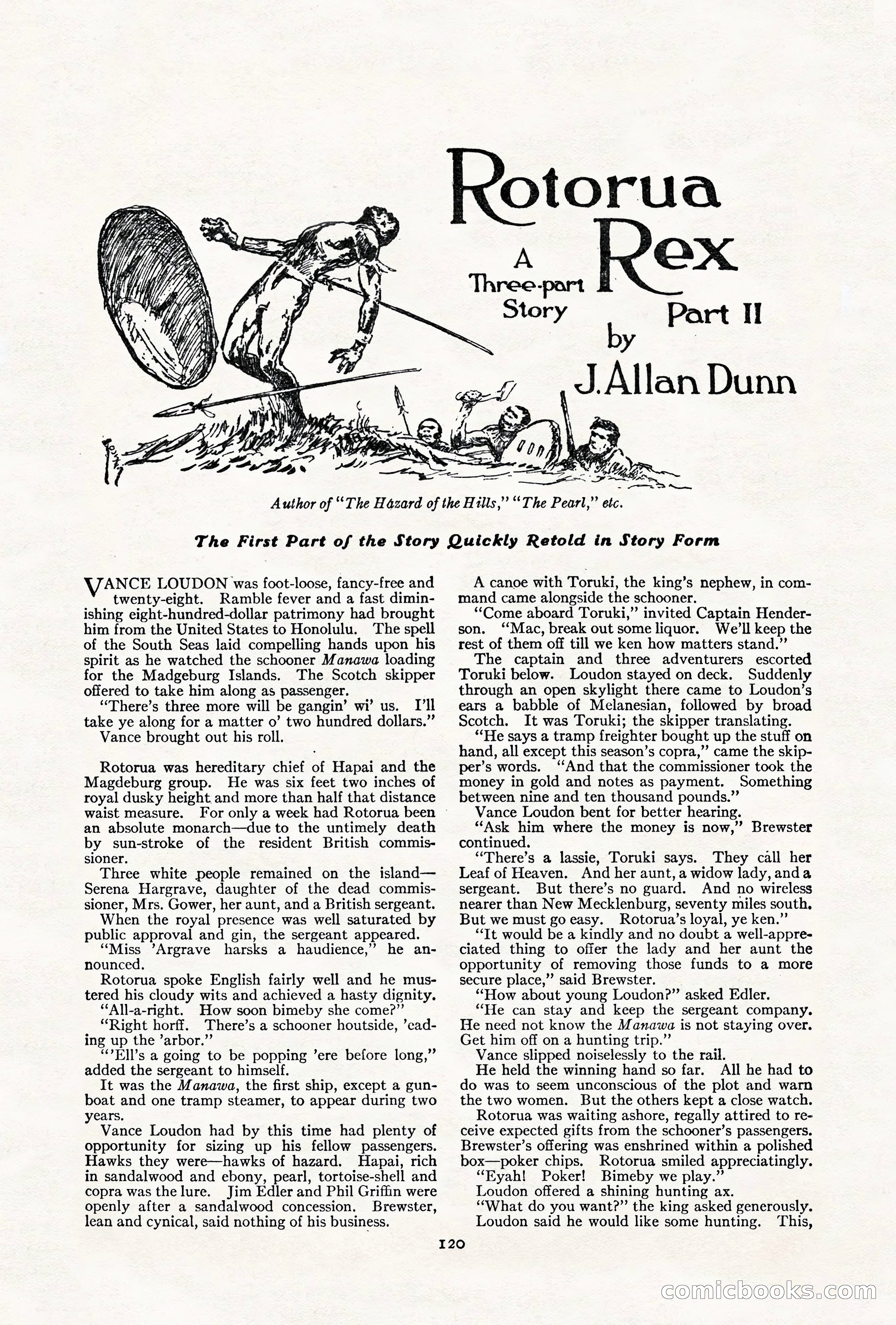 Adventure, August 1917 — page 122 of 196