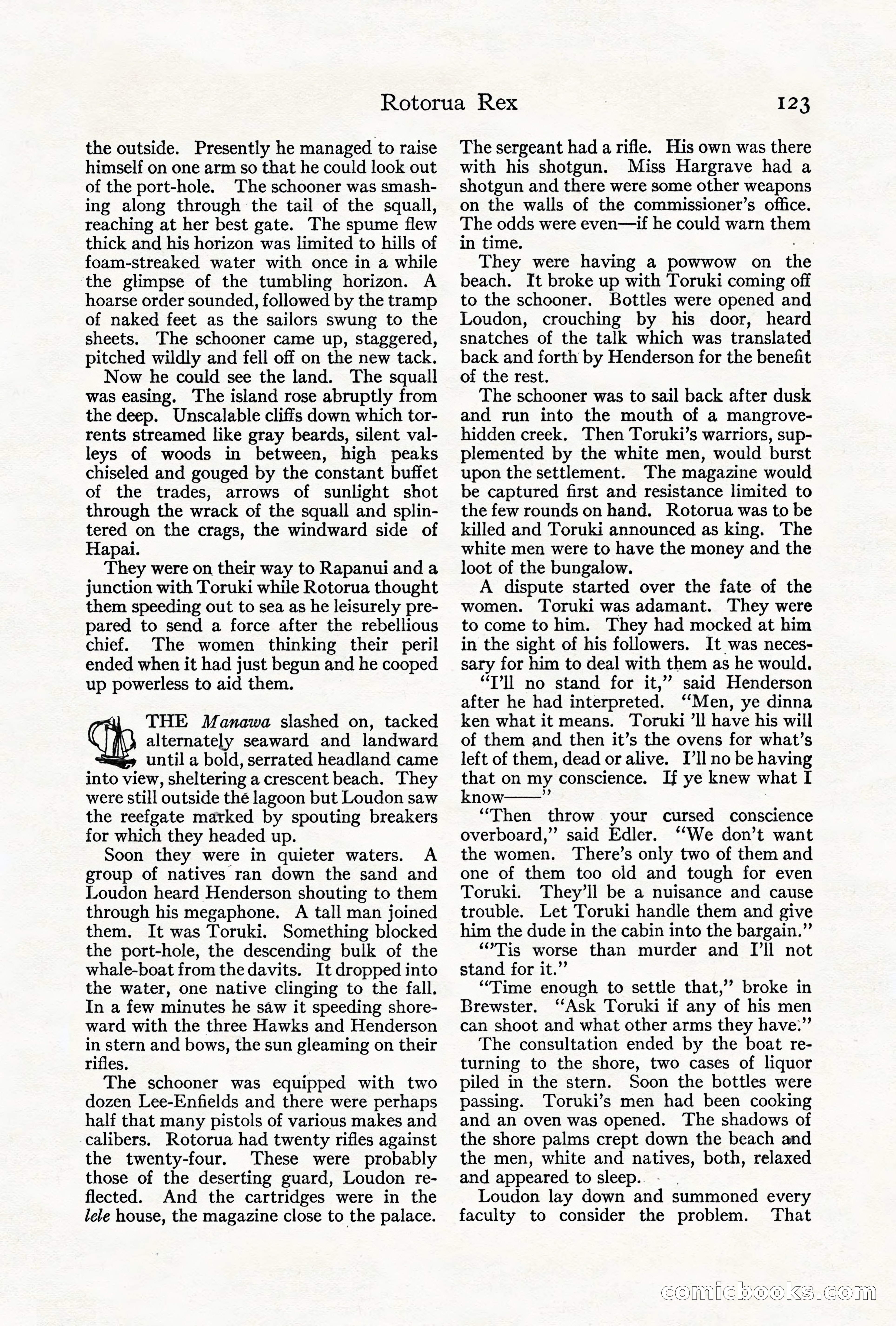 Adventure, August 1917 — page 125 of 196