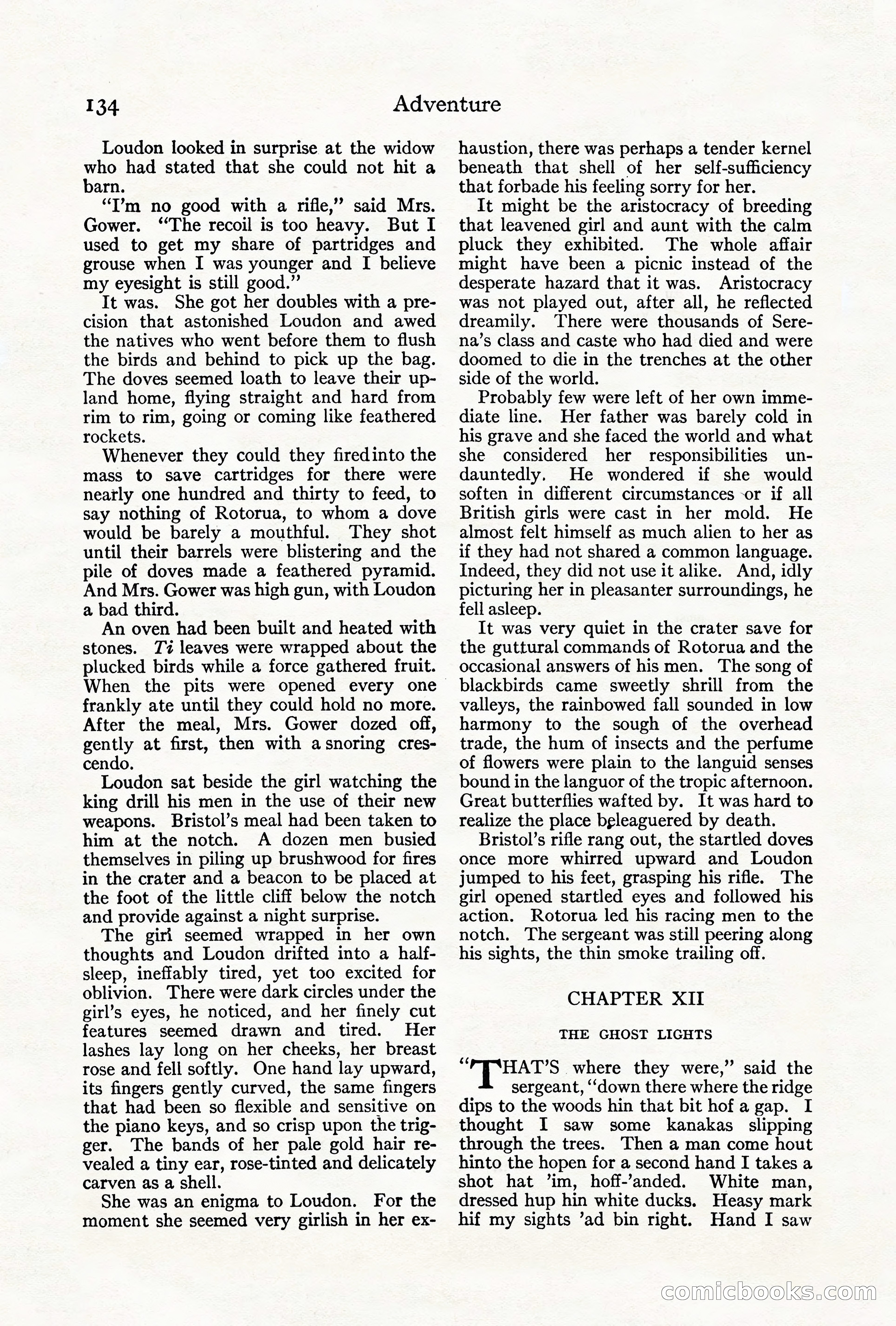 Adventure, August 1917 — page 136 of 196
