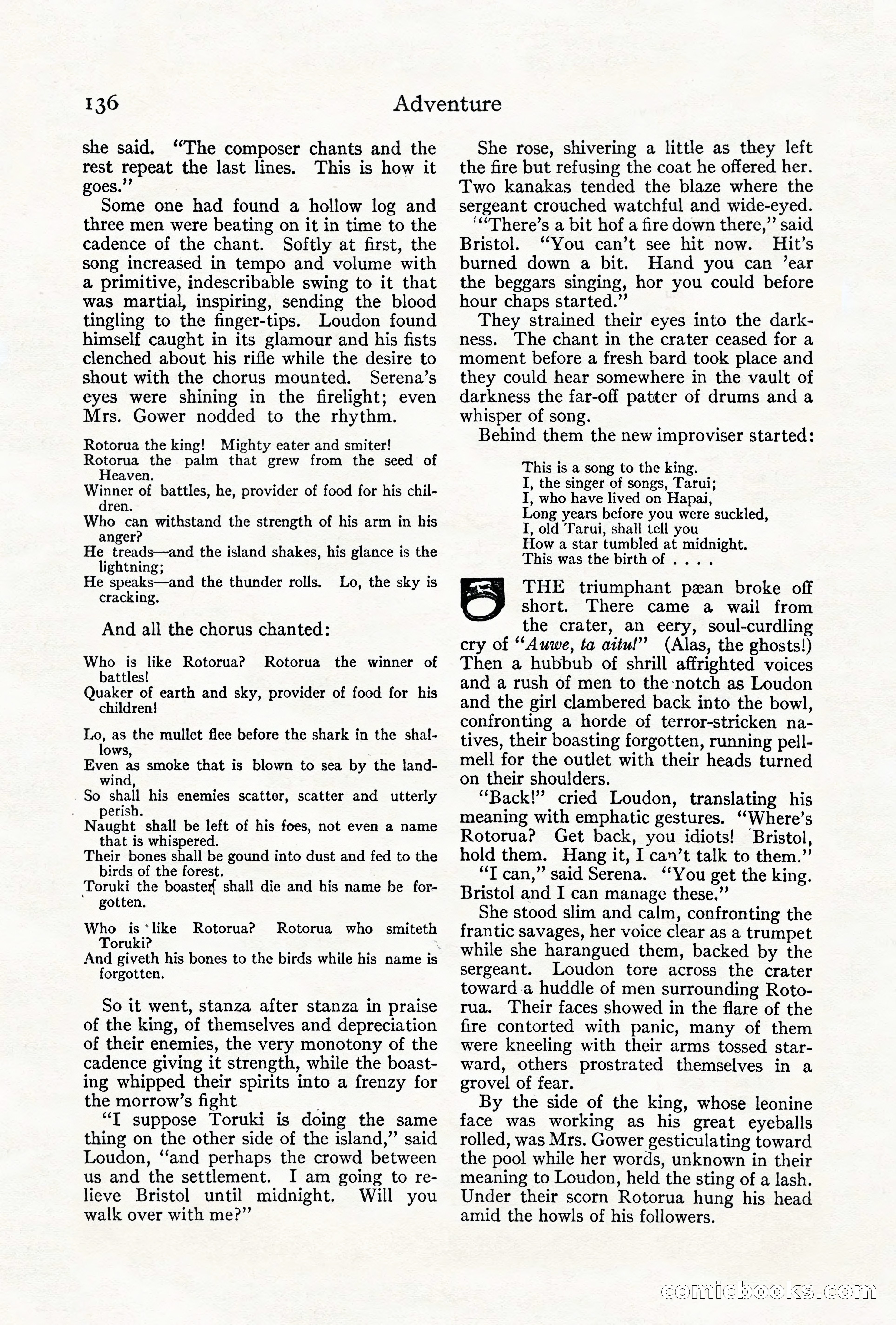 Adventure, August 1917 — page 138 of 196