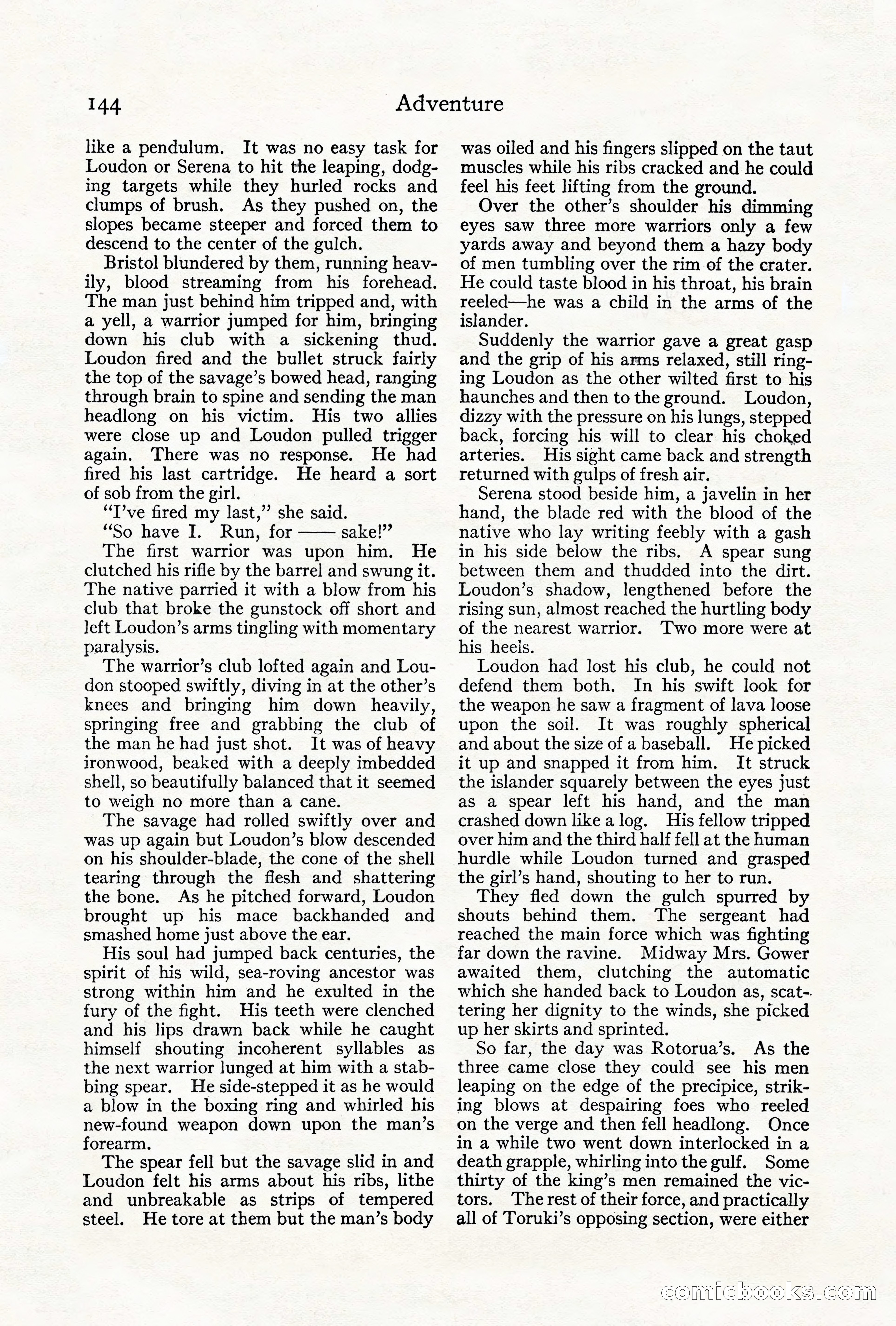 Adventure, August 1917 — page 146 of 196