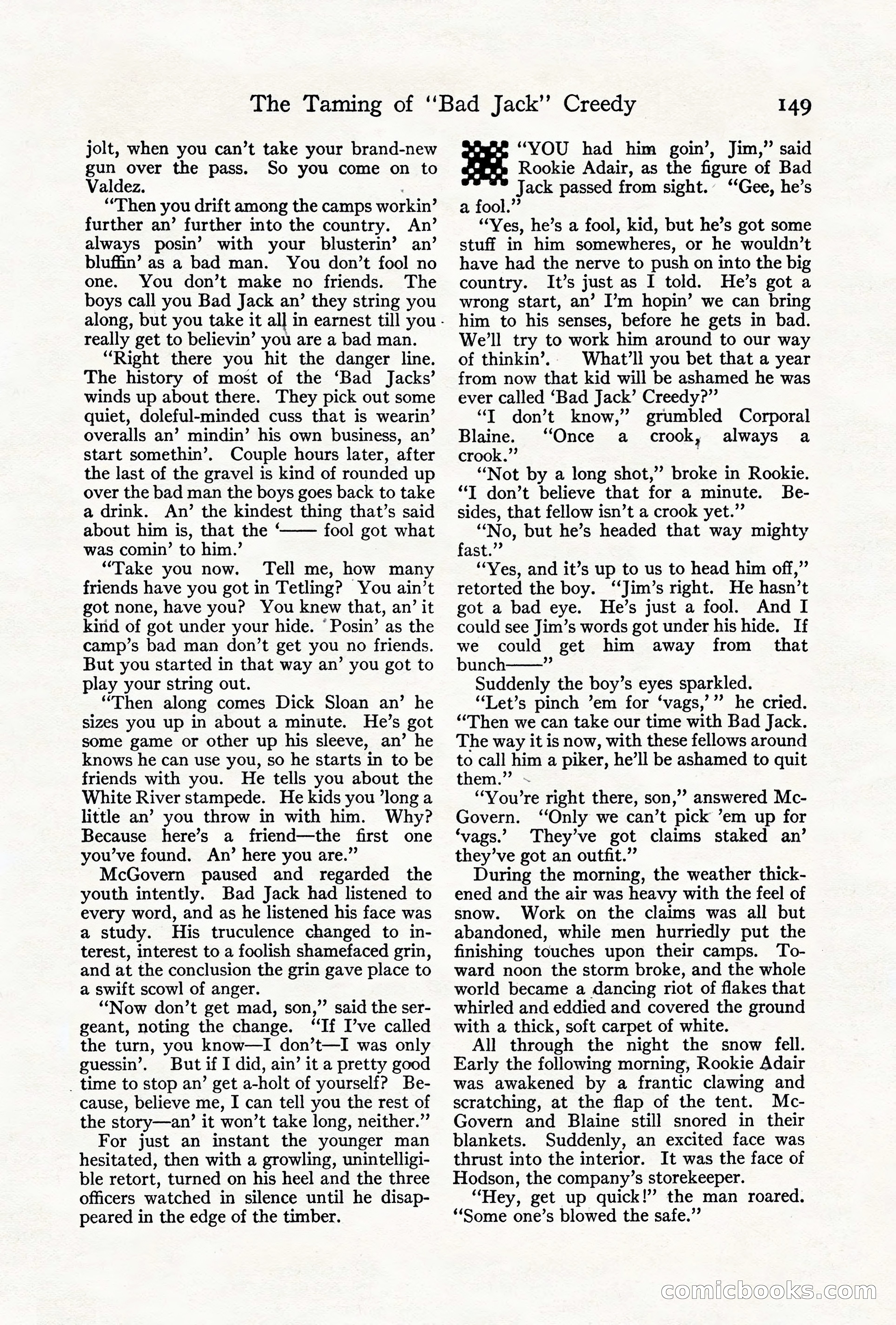 Adventure, August 1917 — page 151 of 196