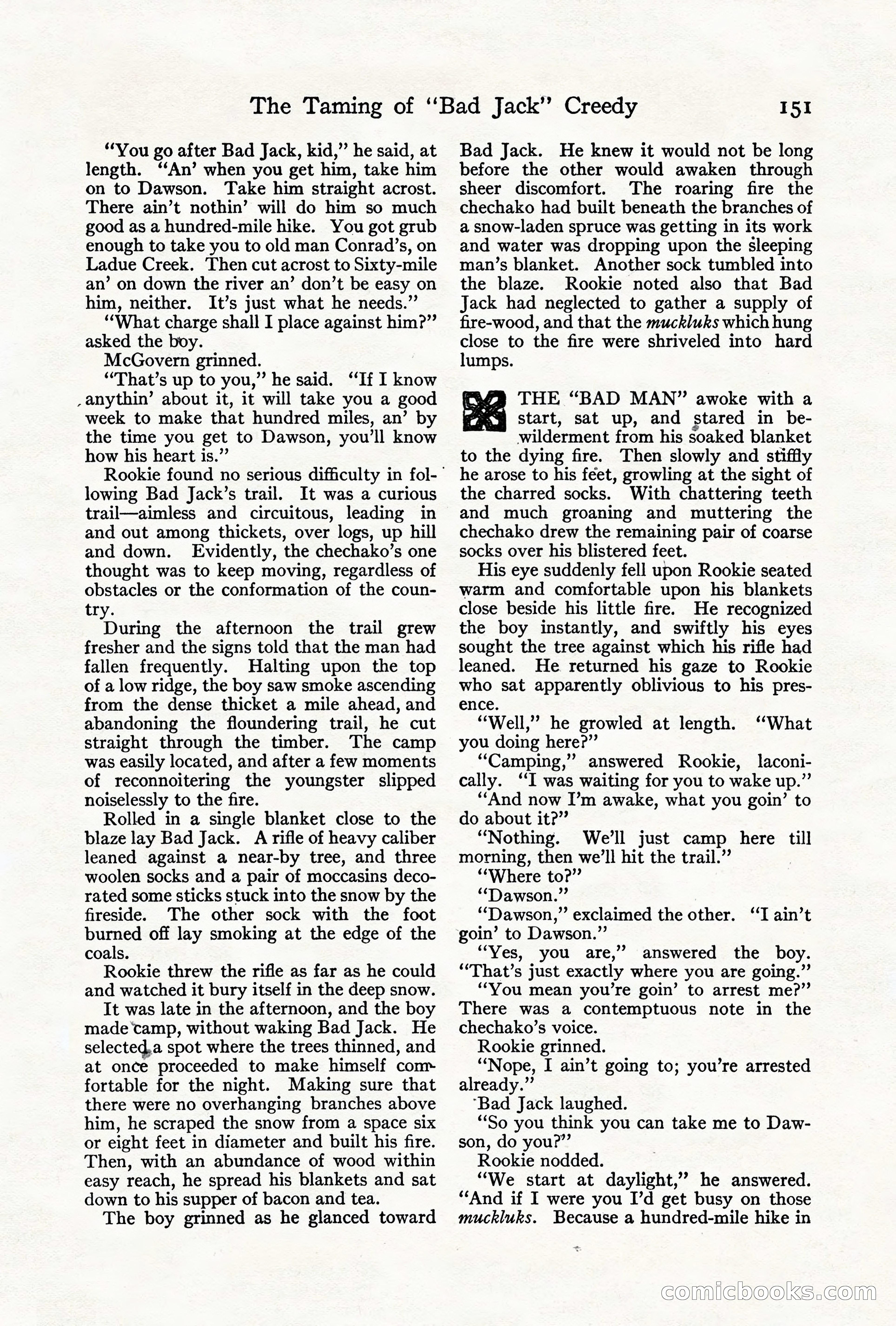 Adventure, August 1917 — page 153 of 196