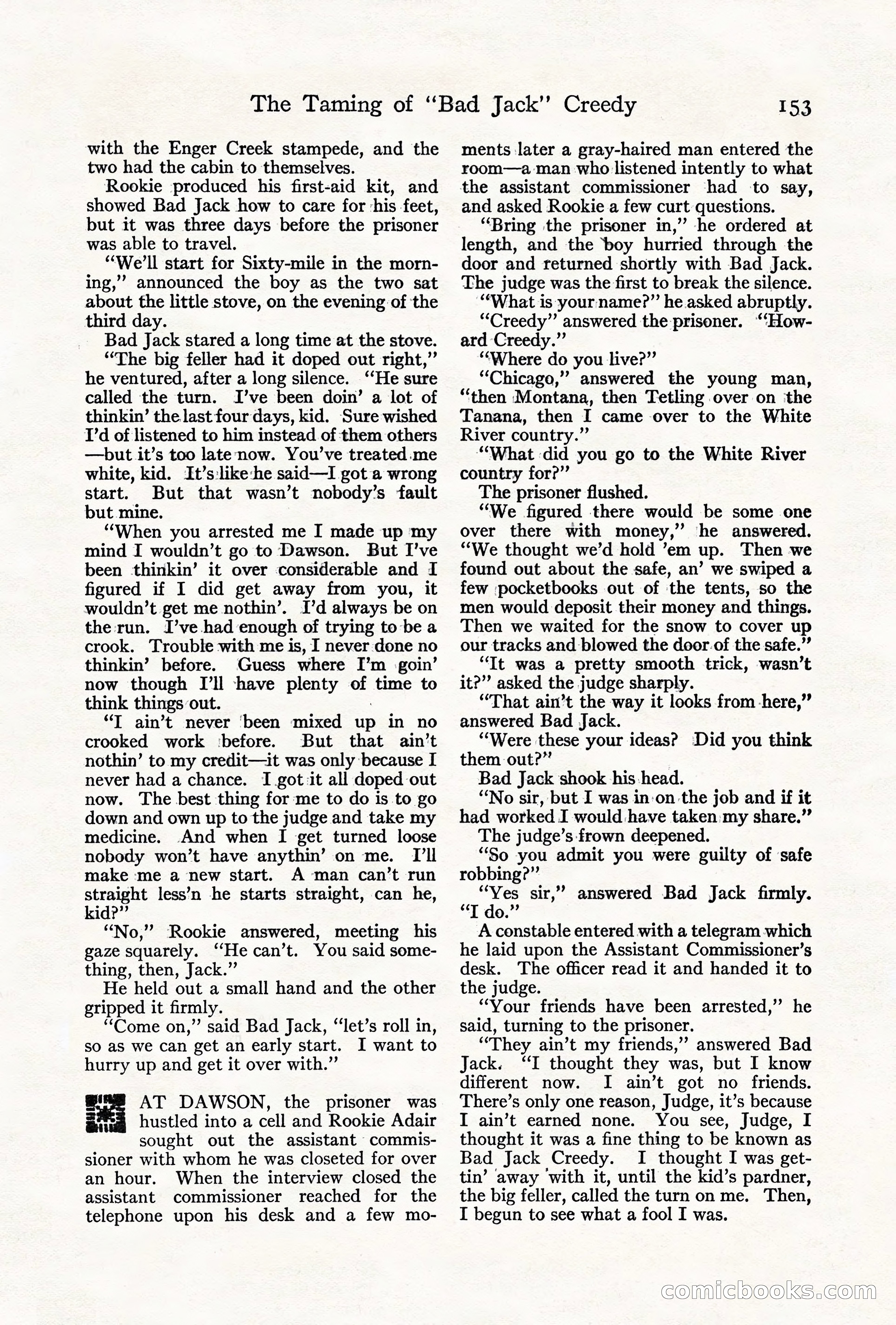 Adventure, August 1917 — page 155 of 196