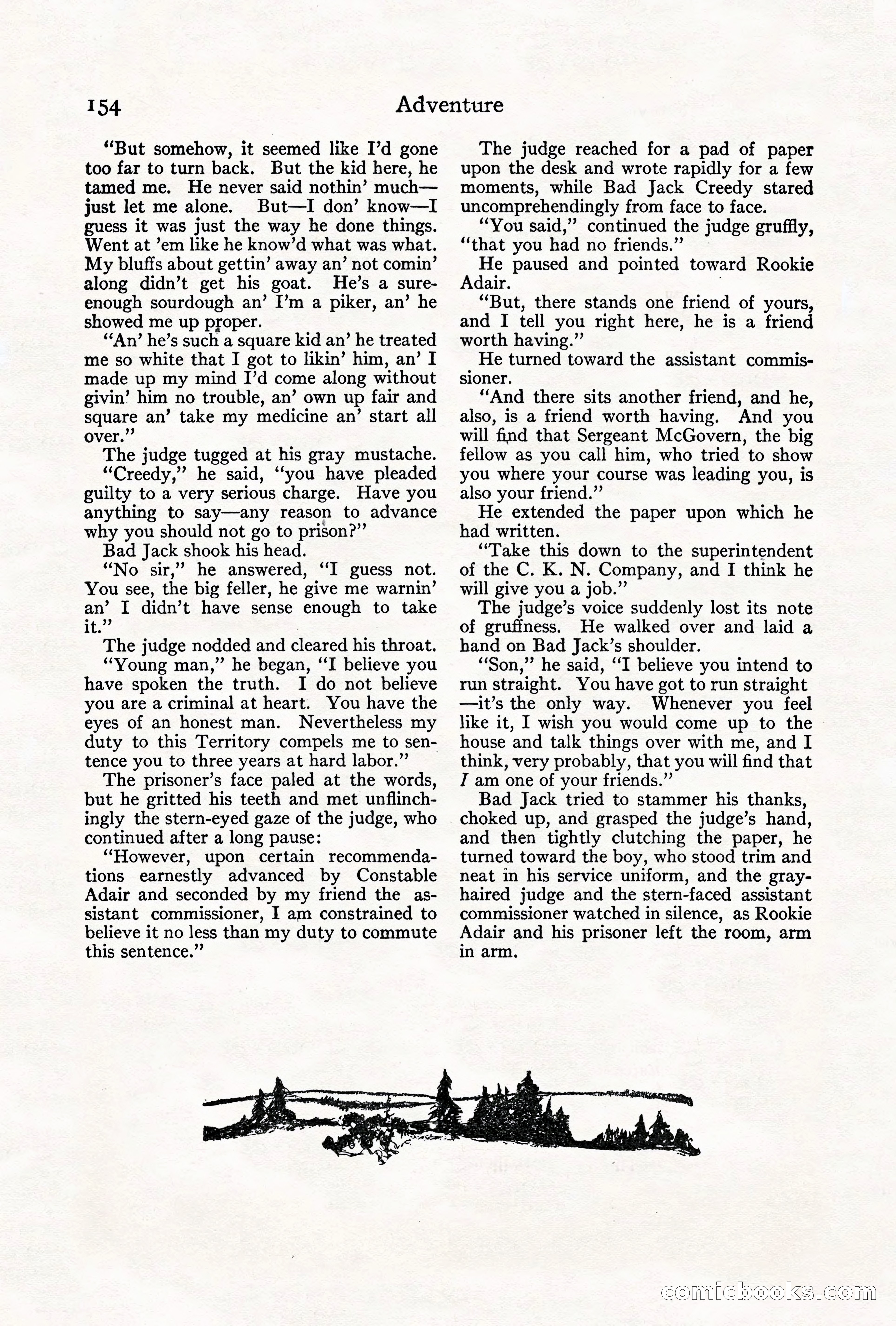 Adventure, August 1917 — page 156 of 196