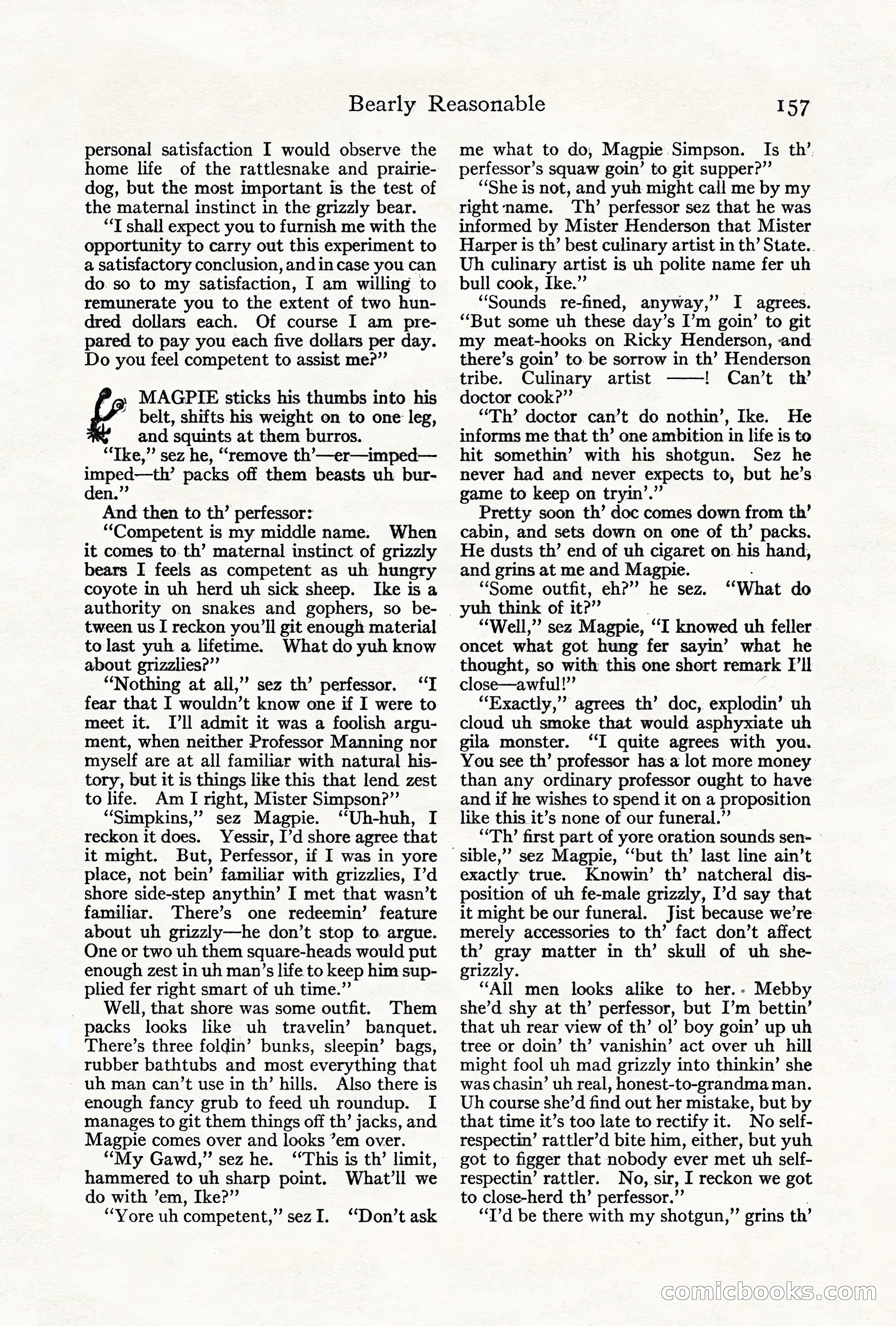 Adventure, August 1917 — page 159 of 196